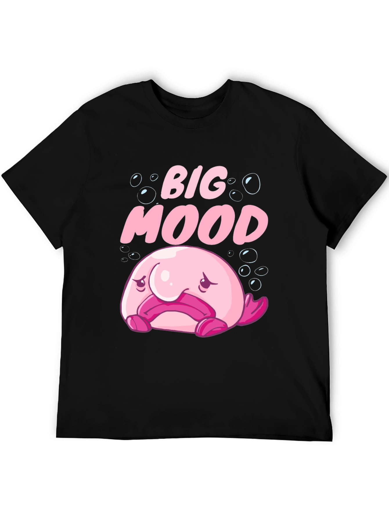 Big Mood Blobfish Graphic Tee - Black