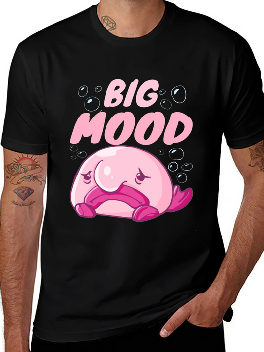 Big Mood Blobfish Graphic Tee - Black