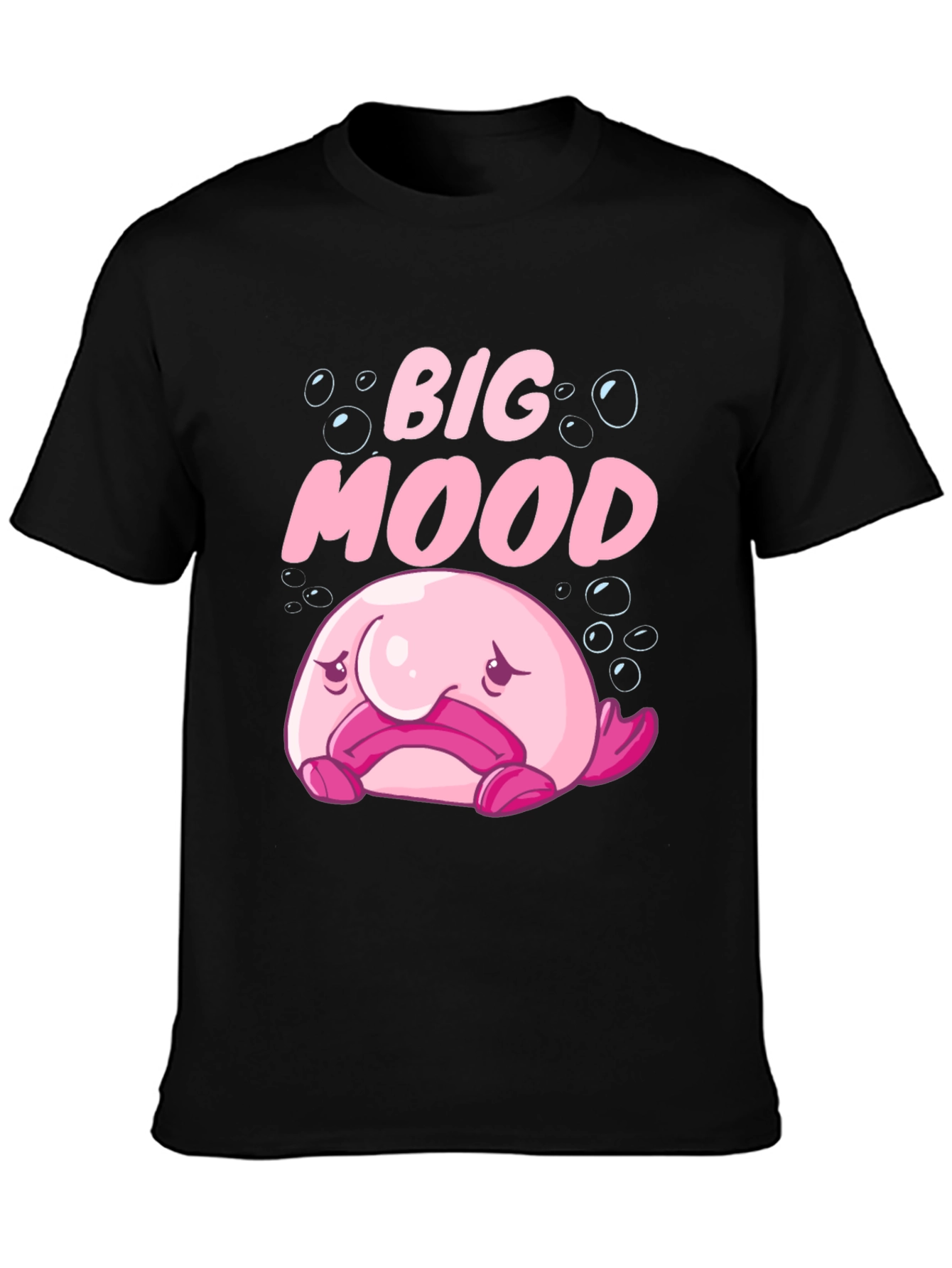Big Mood Blobfish Graphic Tee - Black