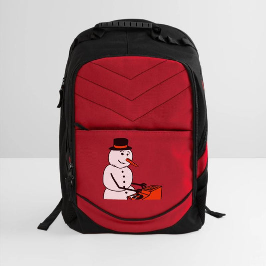 Winter DJ Snowman Mixer Mixing Console Music Party