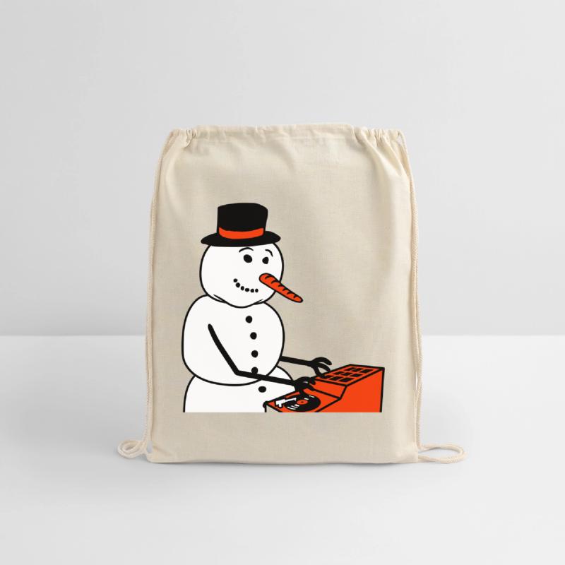 Winter DJ Snowman Mixer Mixing Console Music Party