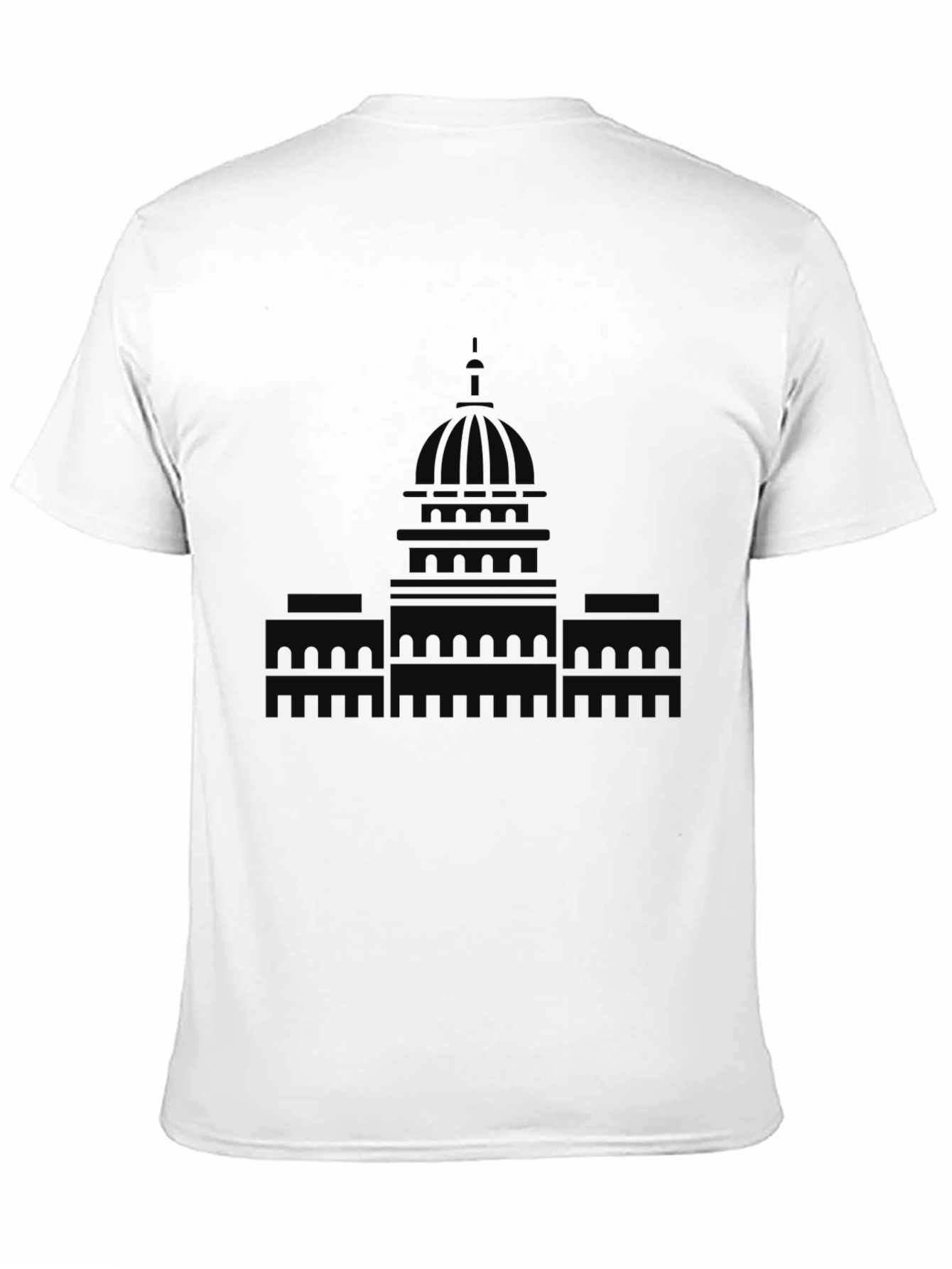 Capitol Building Graphic Tee - Black