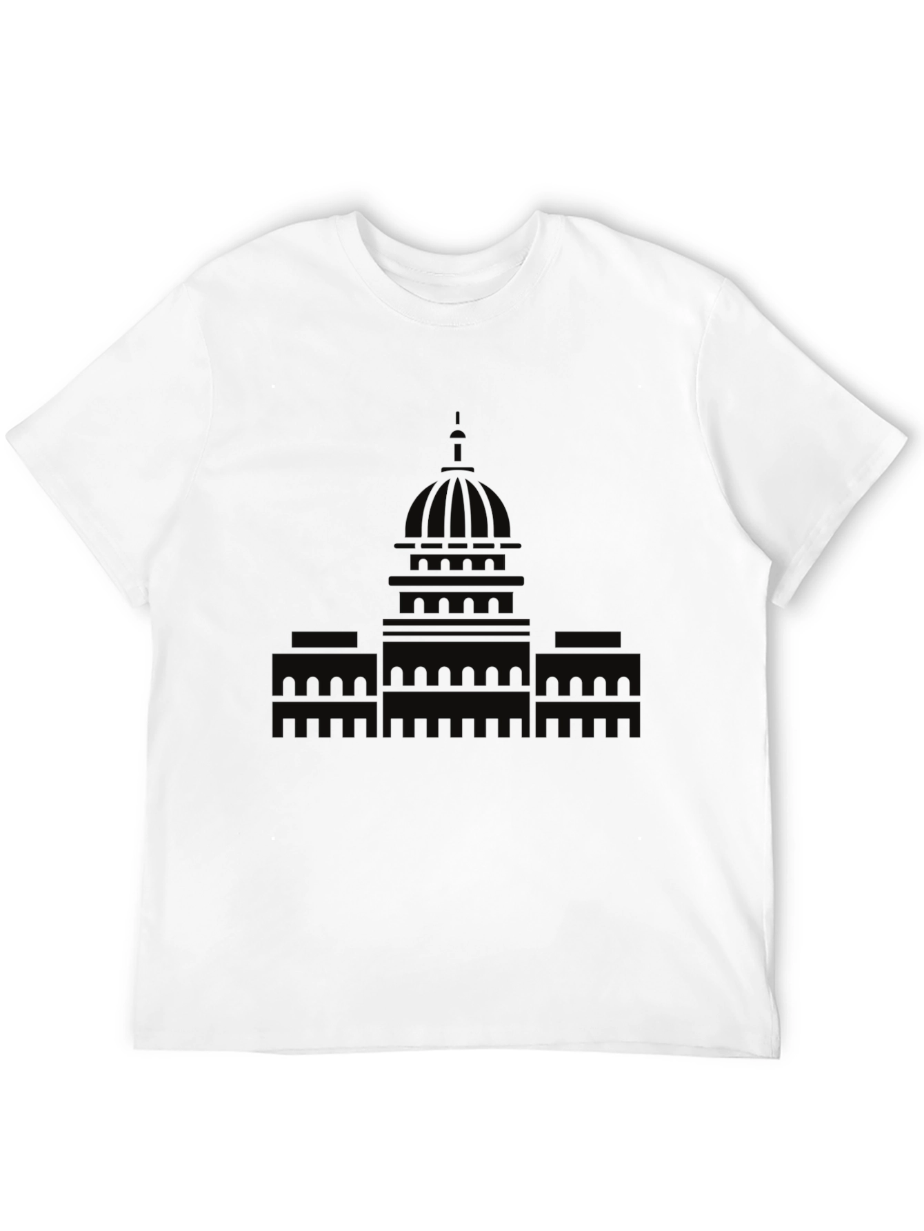 Capitol Building Graphic Tee - Black