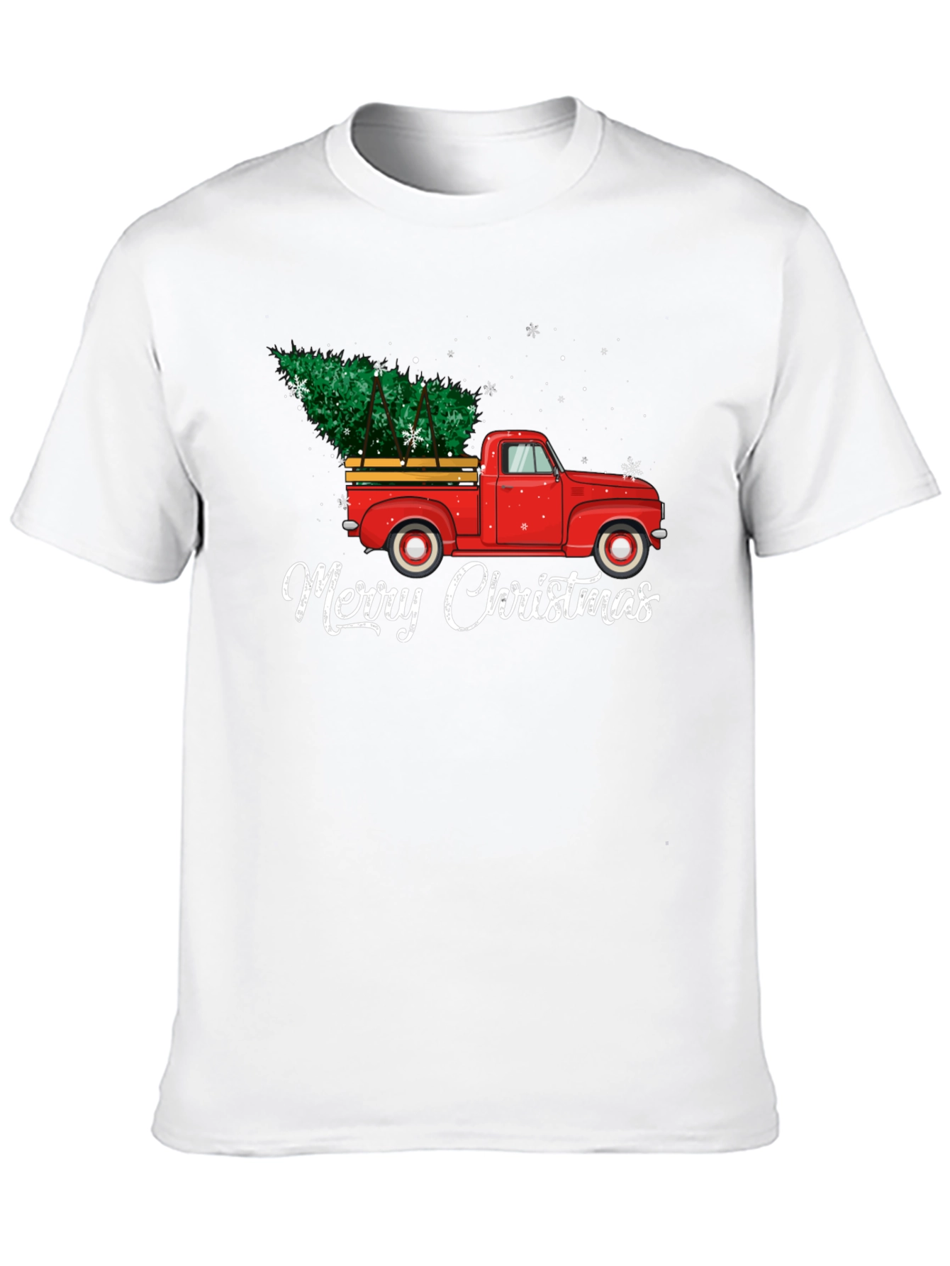 Merry Christmas Truck Graphic Tee