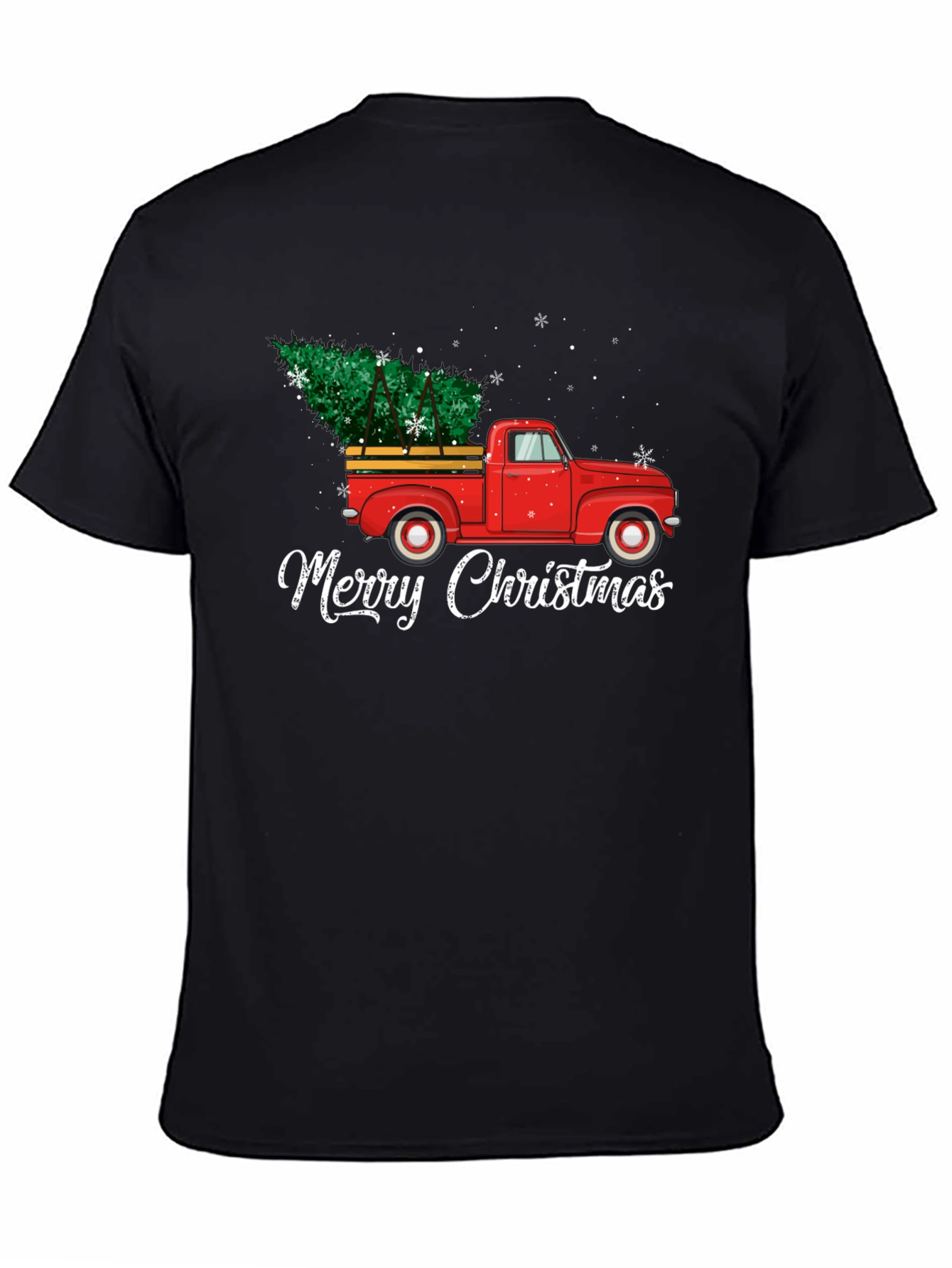 Merry Christmas Truck Graphic Tee