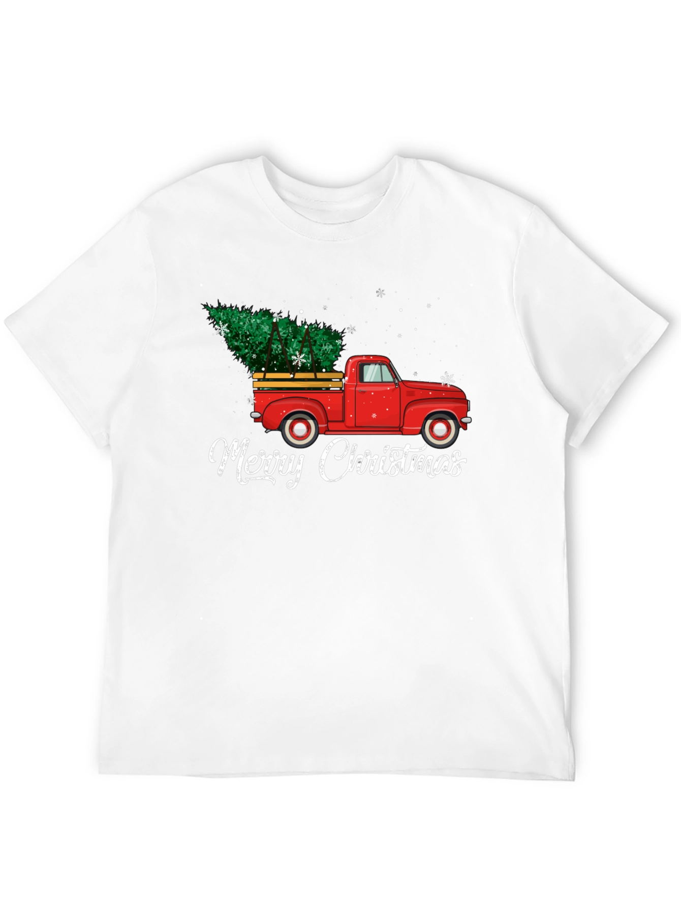 Merry Christmas Truck Graphic Tee