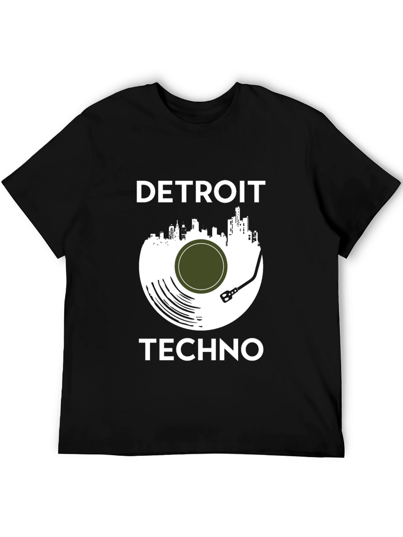 Detroit Techno Graphic Tee - Unisex Black T-Shirt