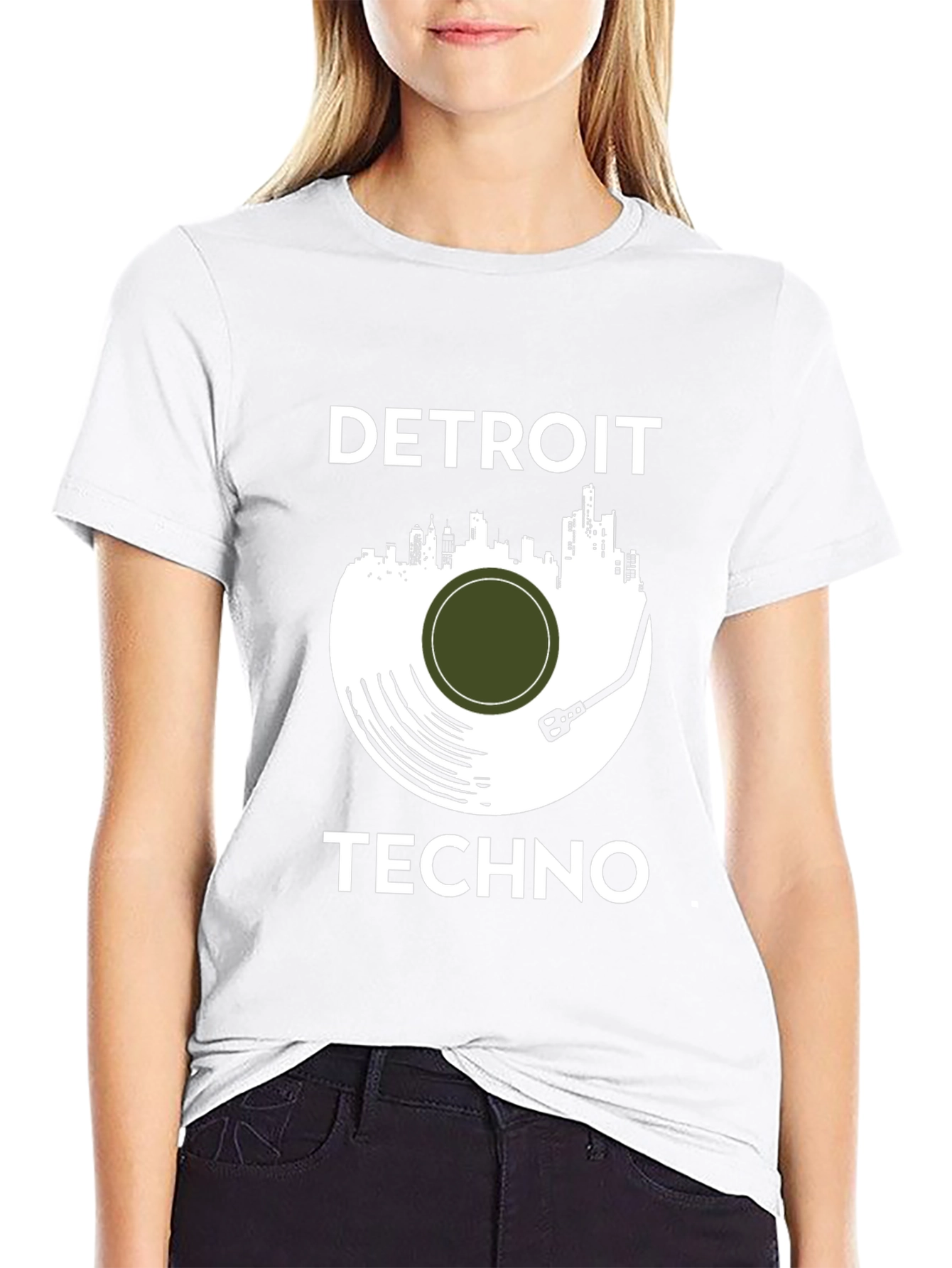 Detroit Techno Graphic Tee - Unisex Black T-Shirt