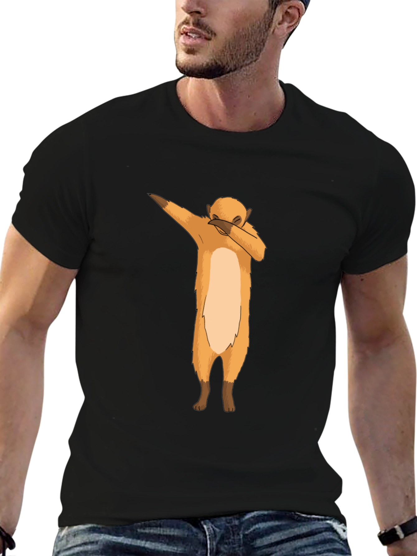 Dabbing Meerkat Graphic Tee