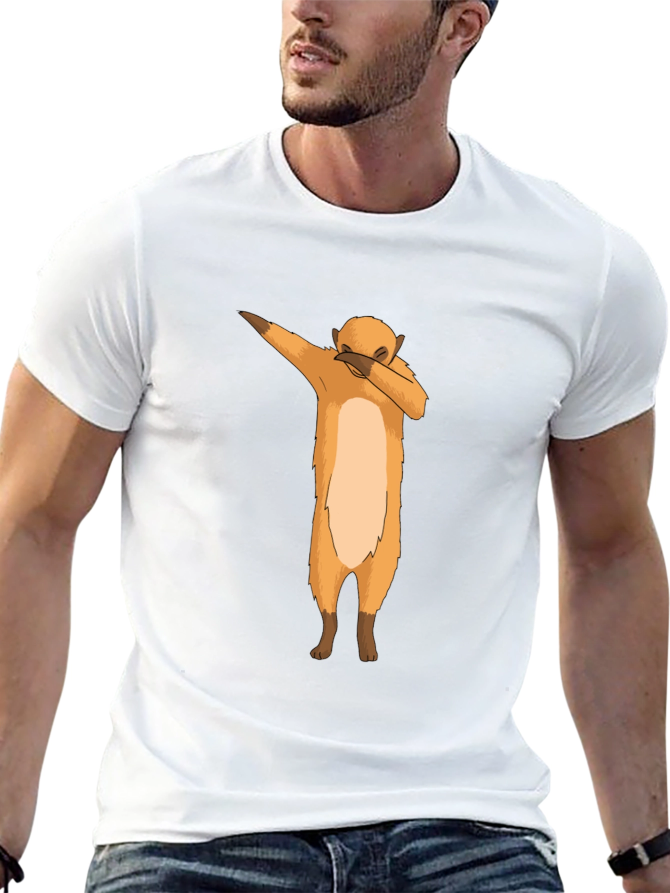Dabbing Meerkat Graphic Tee