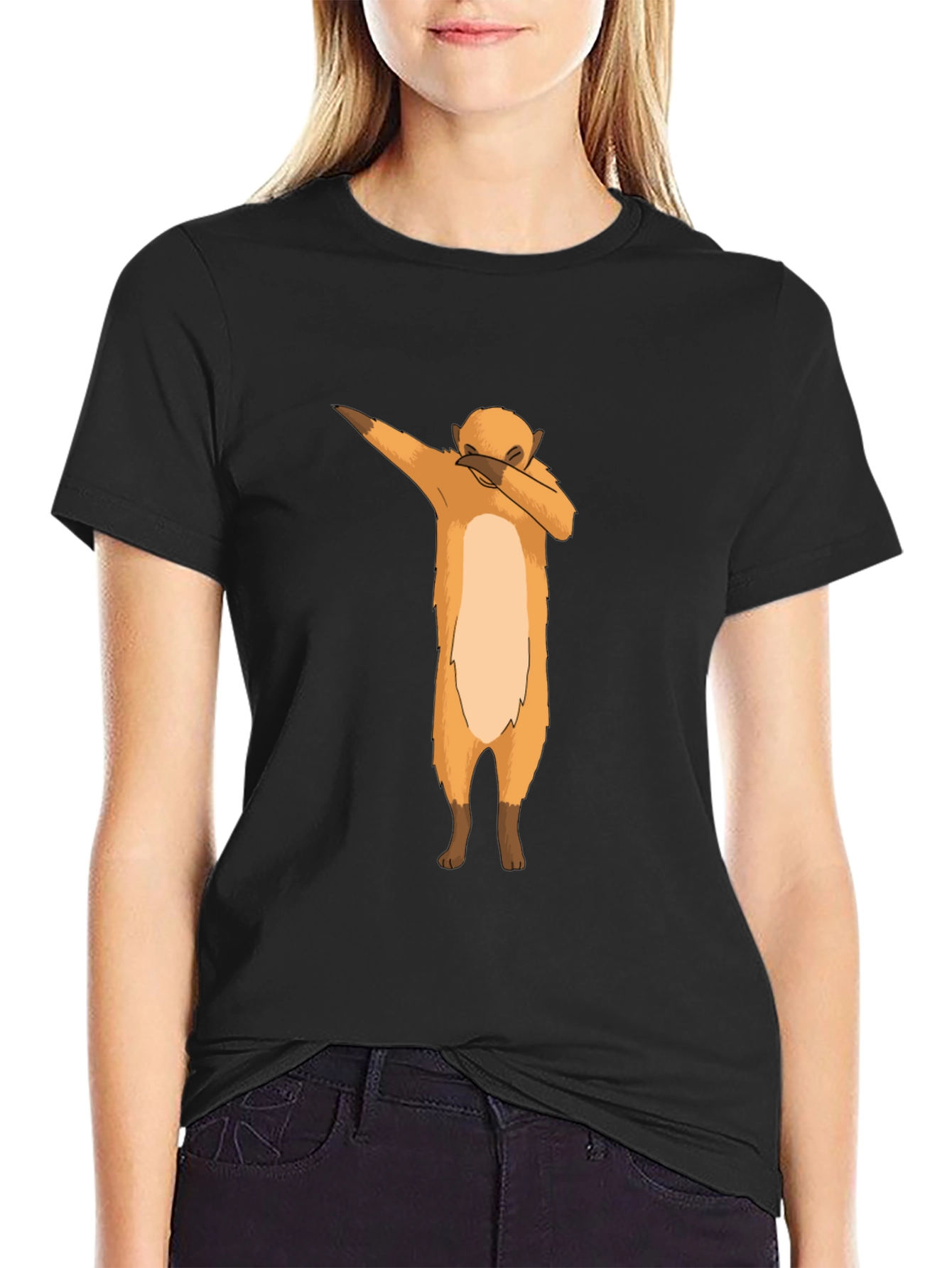 Dabbing Meerkat Graphic Tee