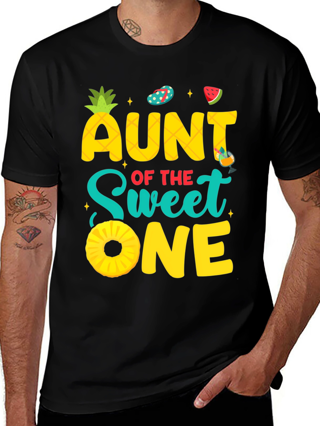 Aunt of the Sweet One T-Shirt | Summer Vibes