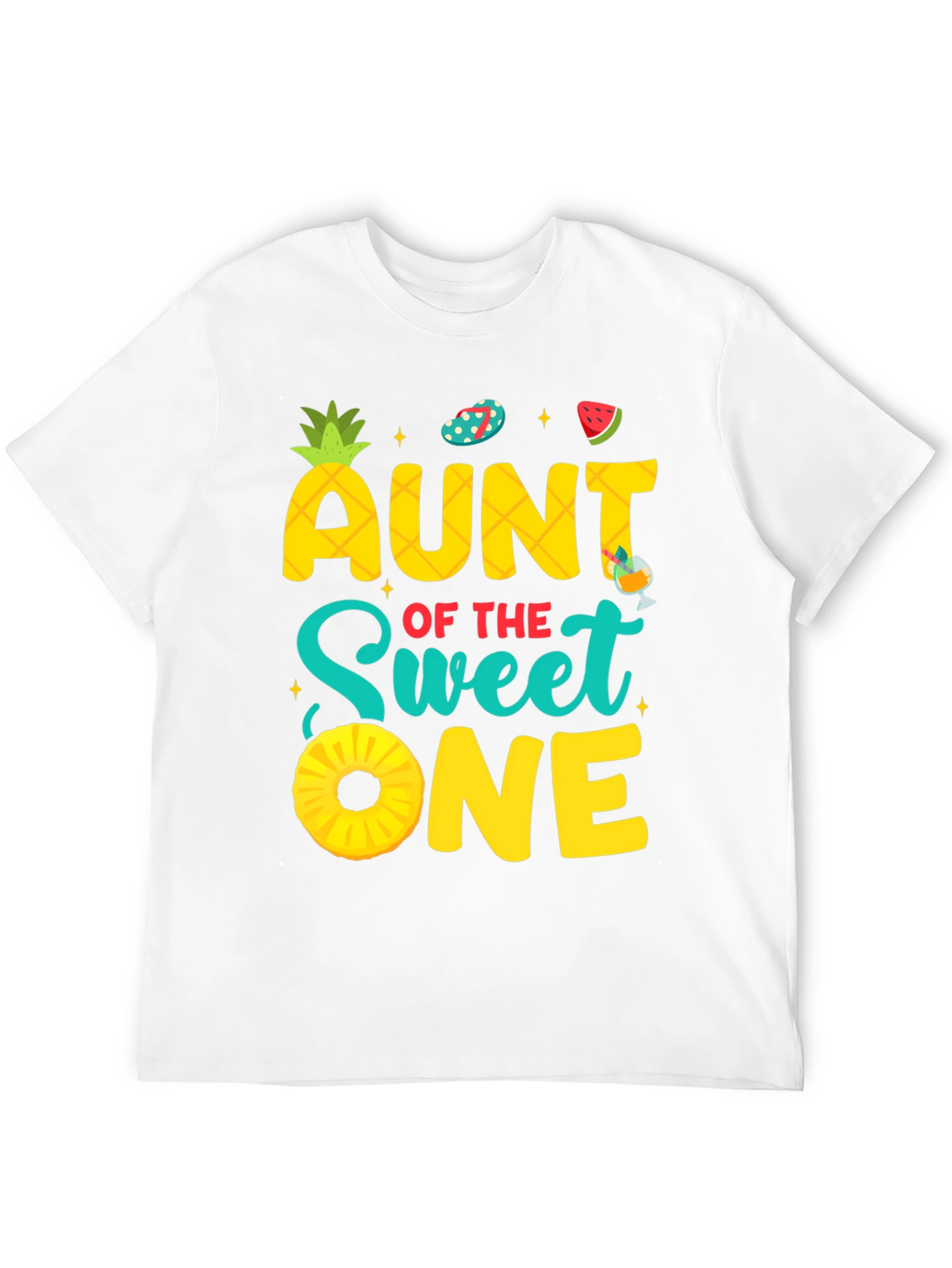 Aunt of the Sweet One T-Shirt | Summer Vibes