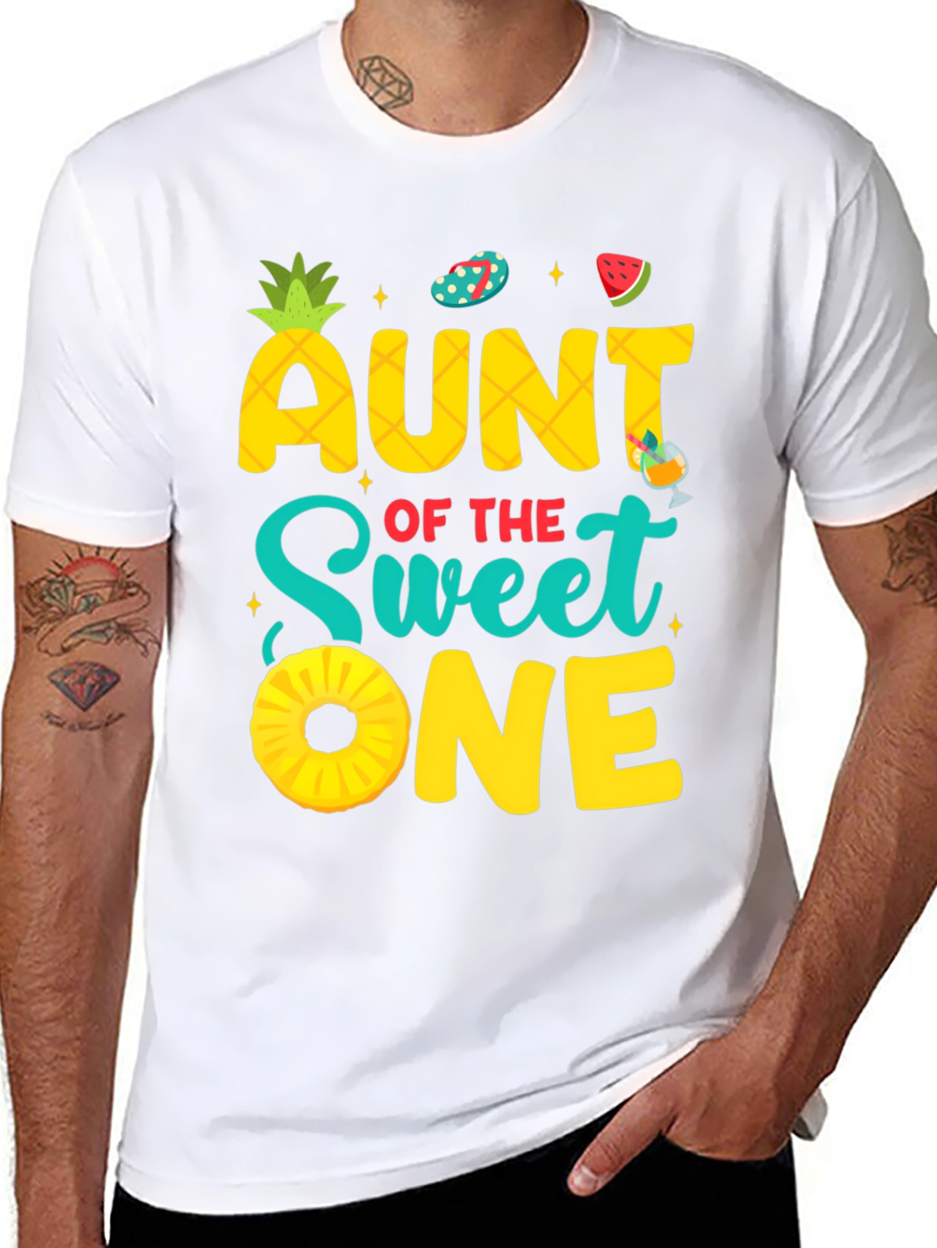 Aunt of the Sweet One T-Shirt | Summer Vibes