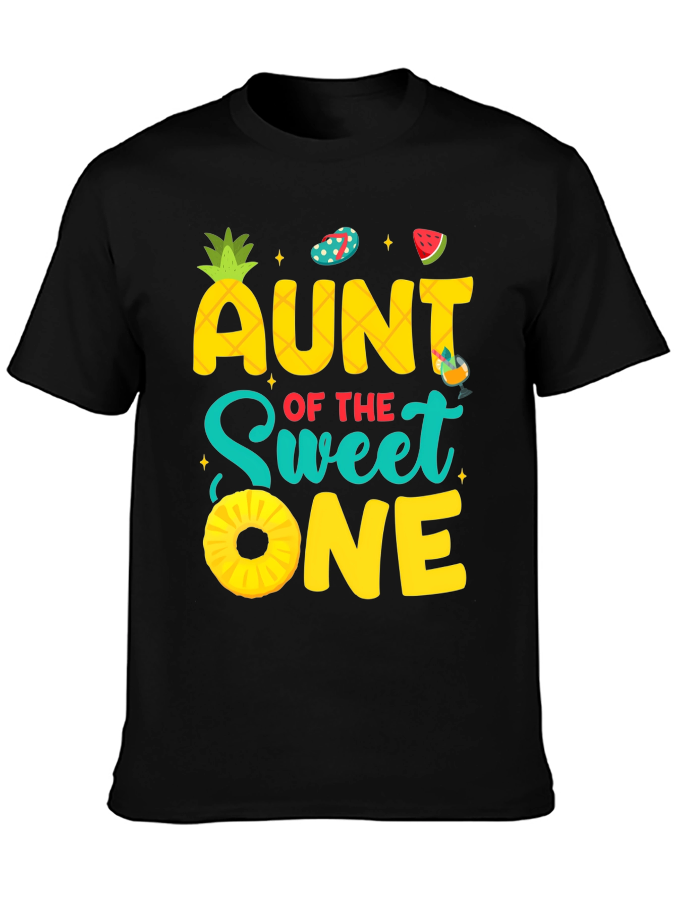 Aunt of the Sweet One T-Shirt | Summer Vibes
