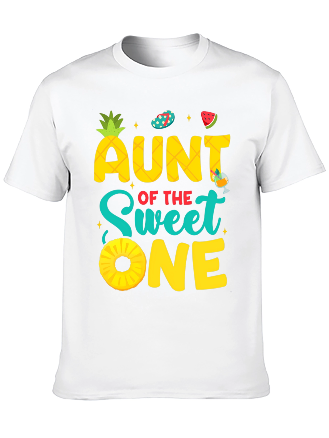 Aunt of the Sweet One T-Shirt | Summer Vibes