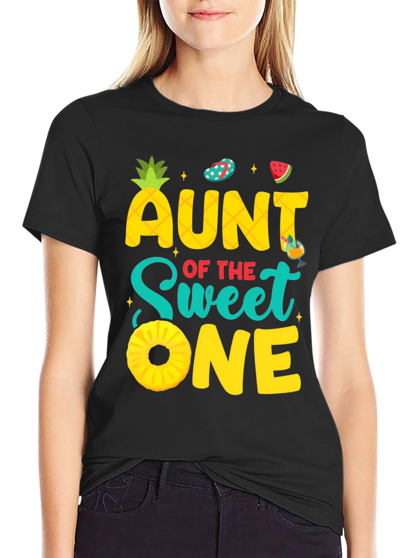 Aunt of the Sweet One T-Shirt | Summer Vibes