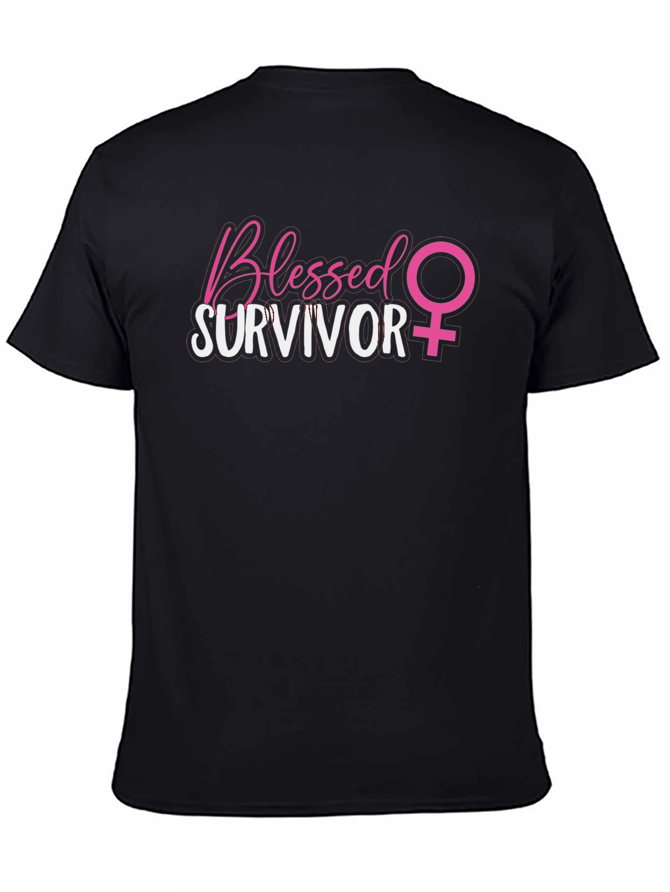 Blessed Survivor T-Shirt - Breast Cancer Awareness