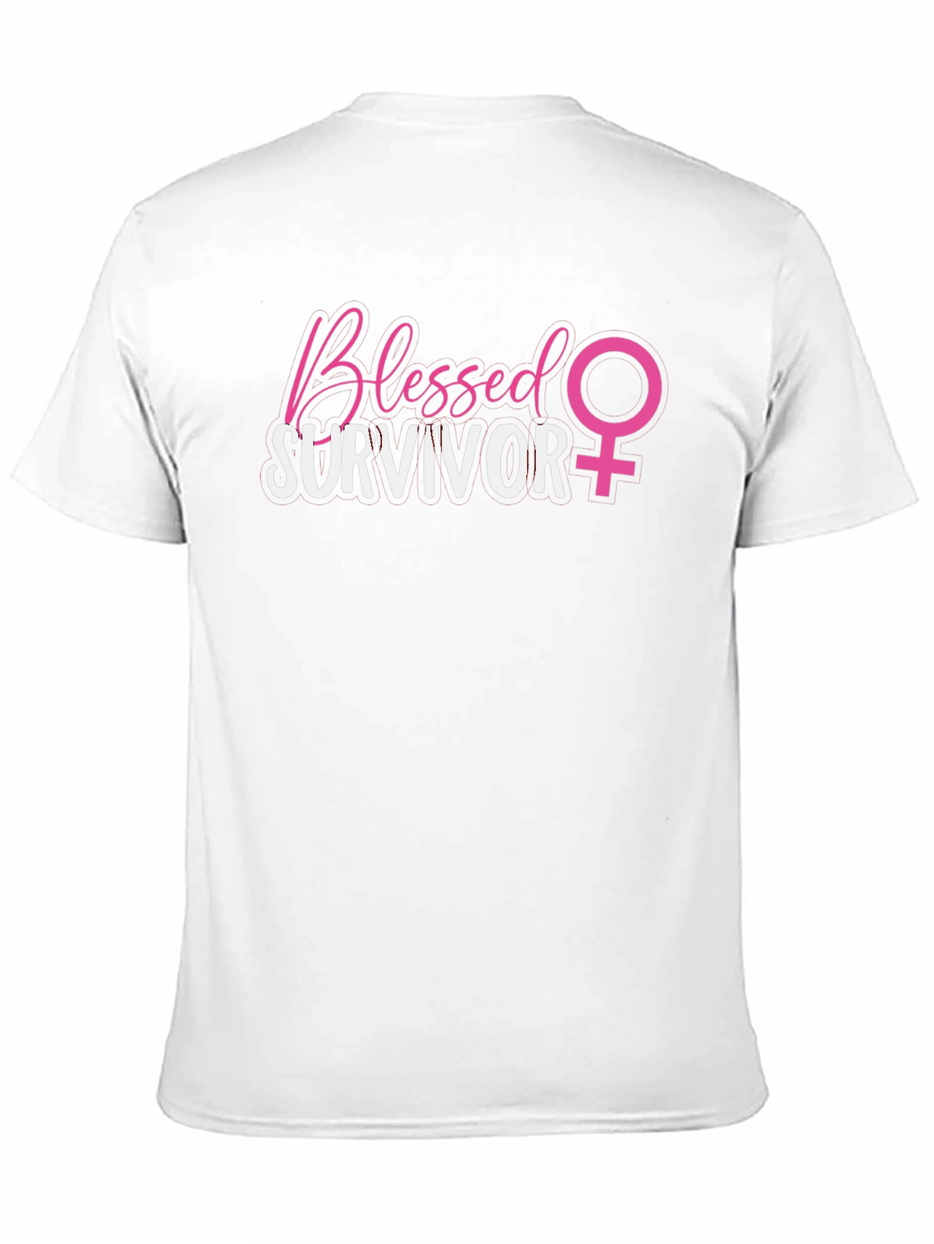 Blessed Survivor T-Shirt - Breast Cancer Awareness
