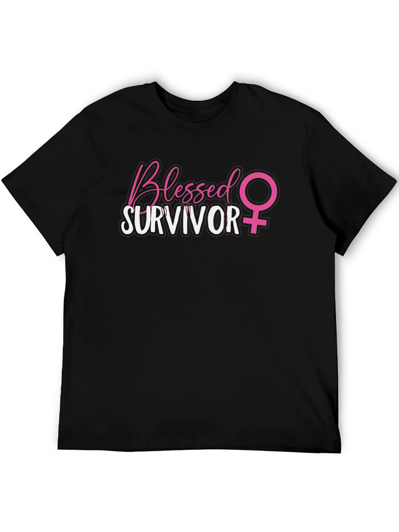 Blessed Survivor T-Shirt - Breast Cancer Awareness