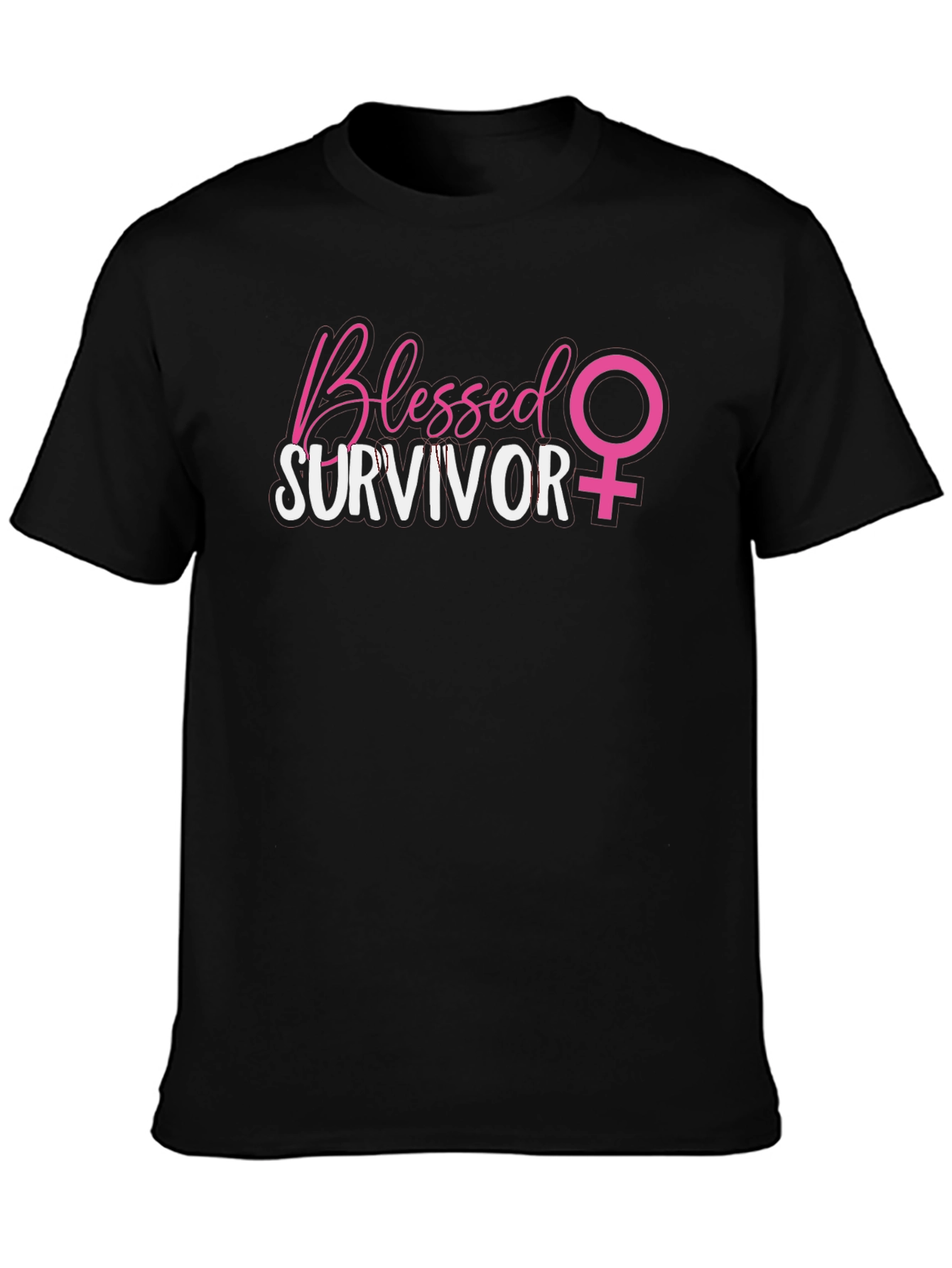 Blessed Survivor T-Shirt - Breast Cancer Awareness