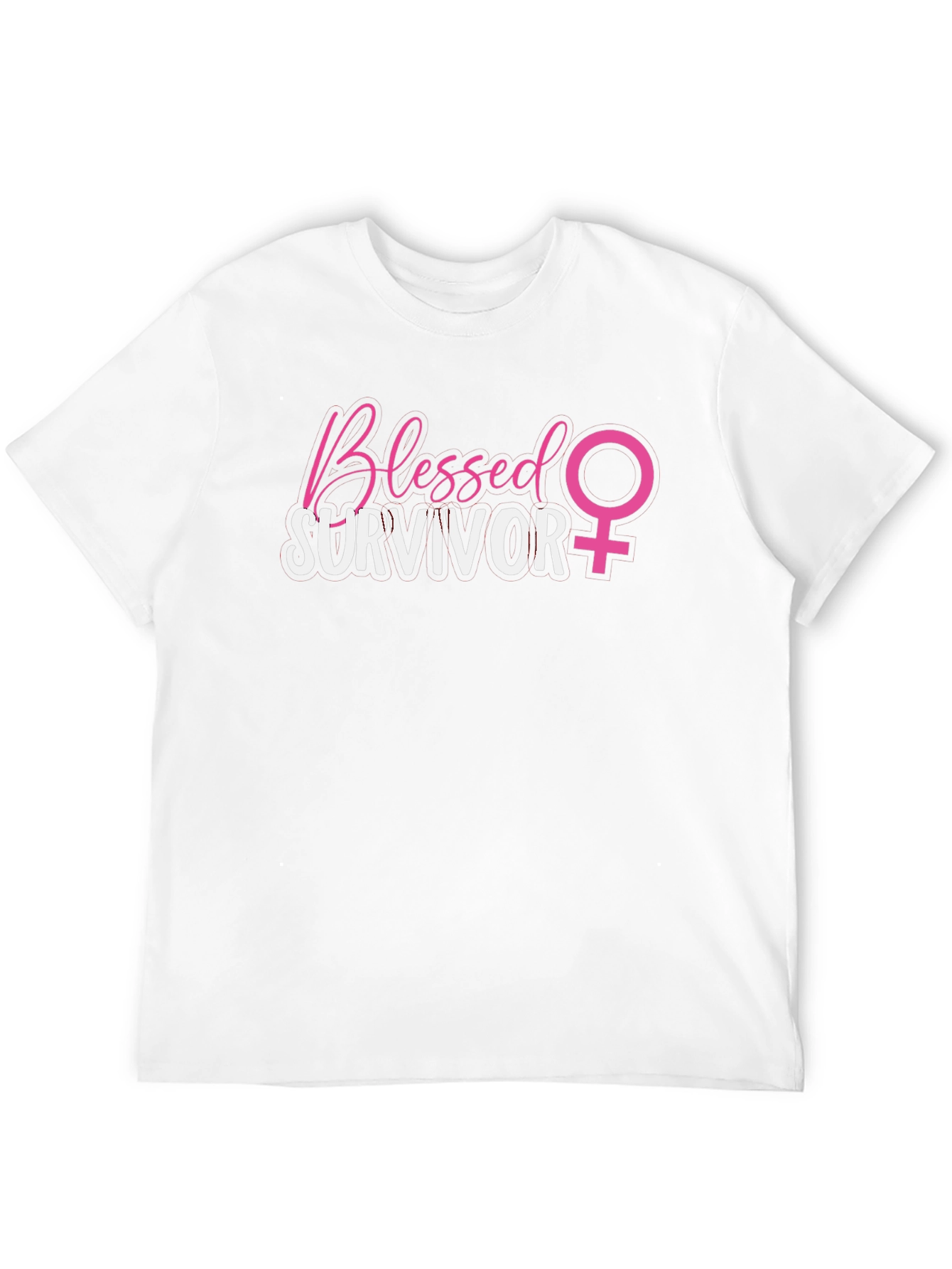 Blessed Survivor T-Shirt - Breast Cancer Awareness