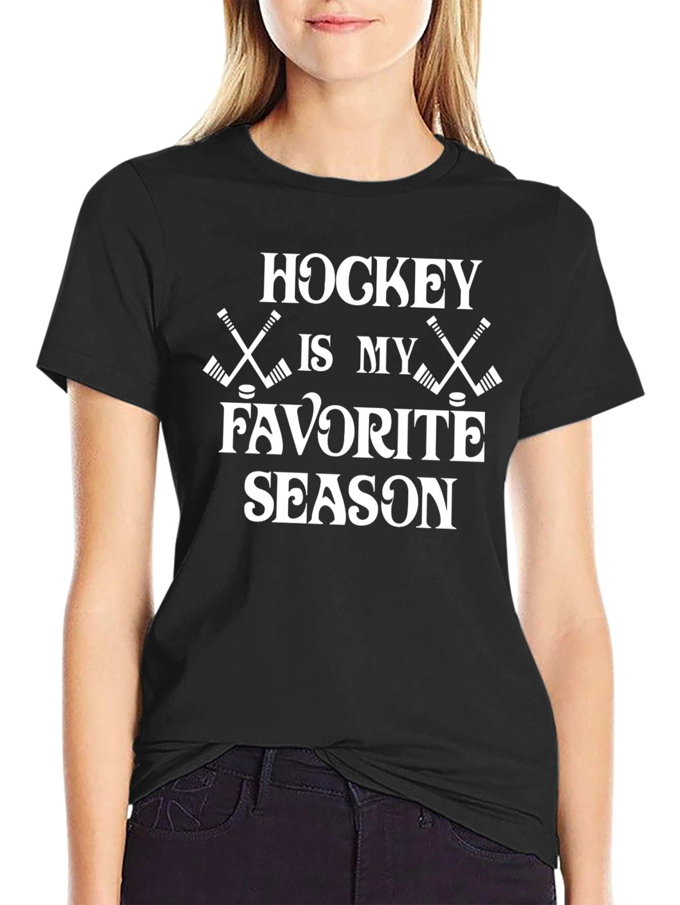 Hockey Is My Favorite Season Graphic T-Shirt