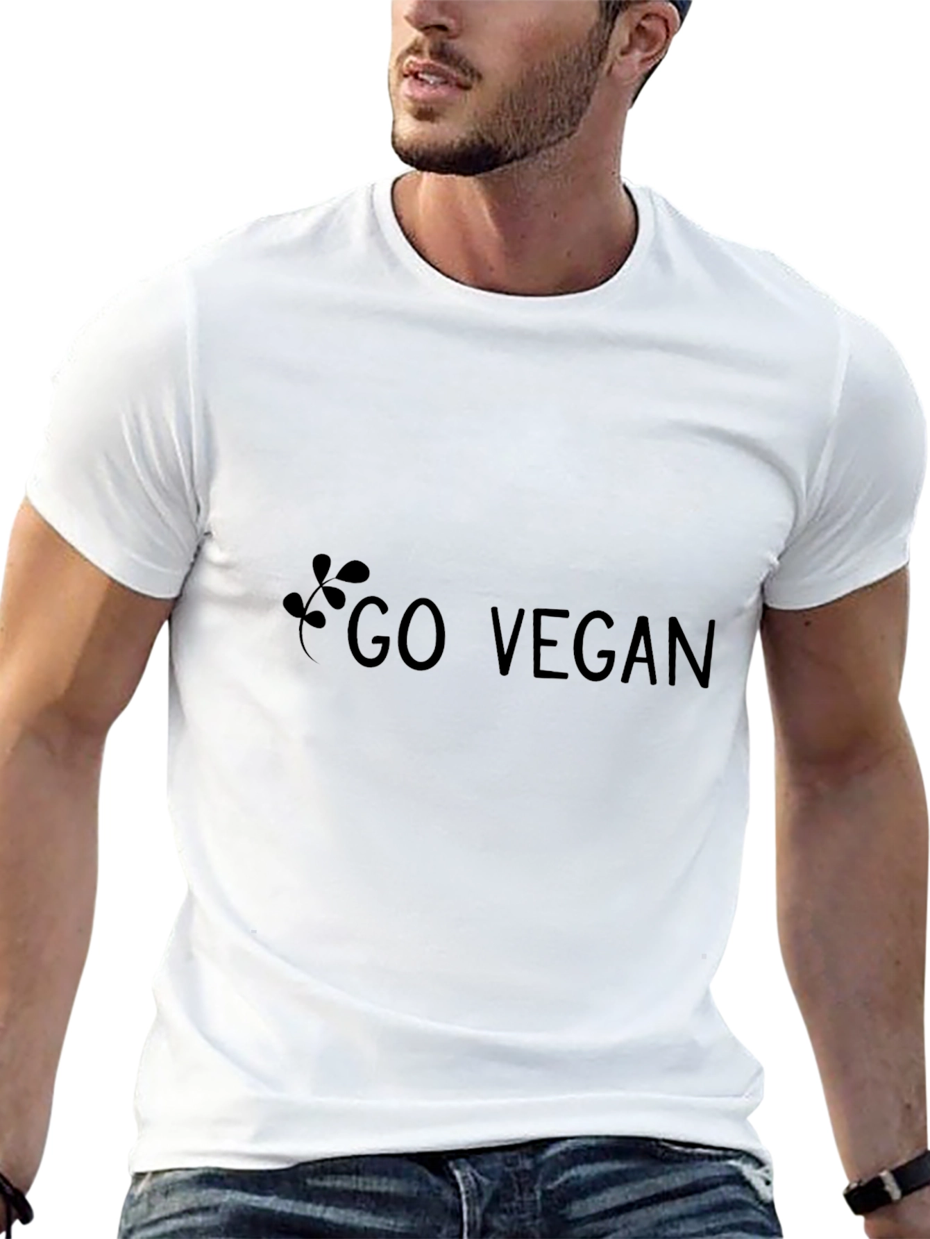 Go Vegan Black T-Shirt