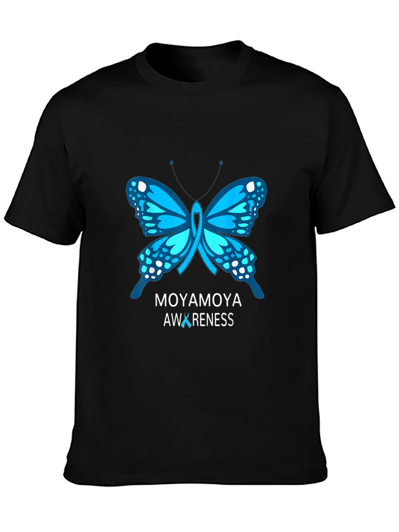 Moyamoya Awareness Butterfly T-Shirt
