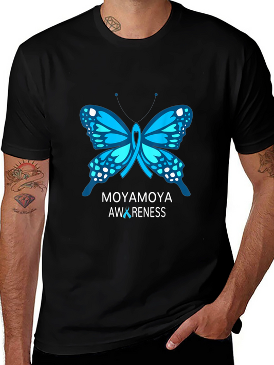 Moyamoya Awareness Butterfly T-Shirt