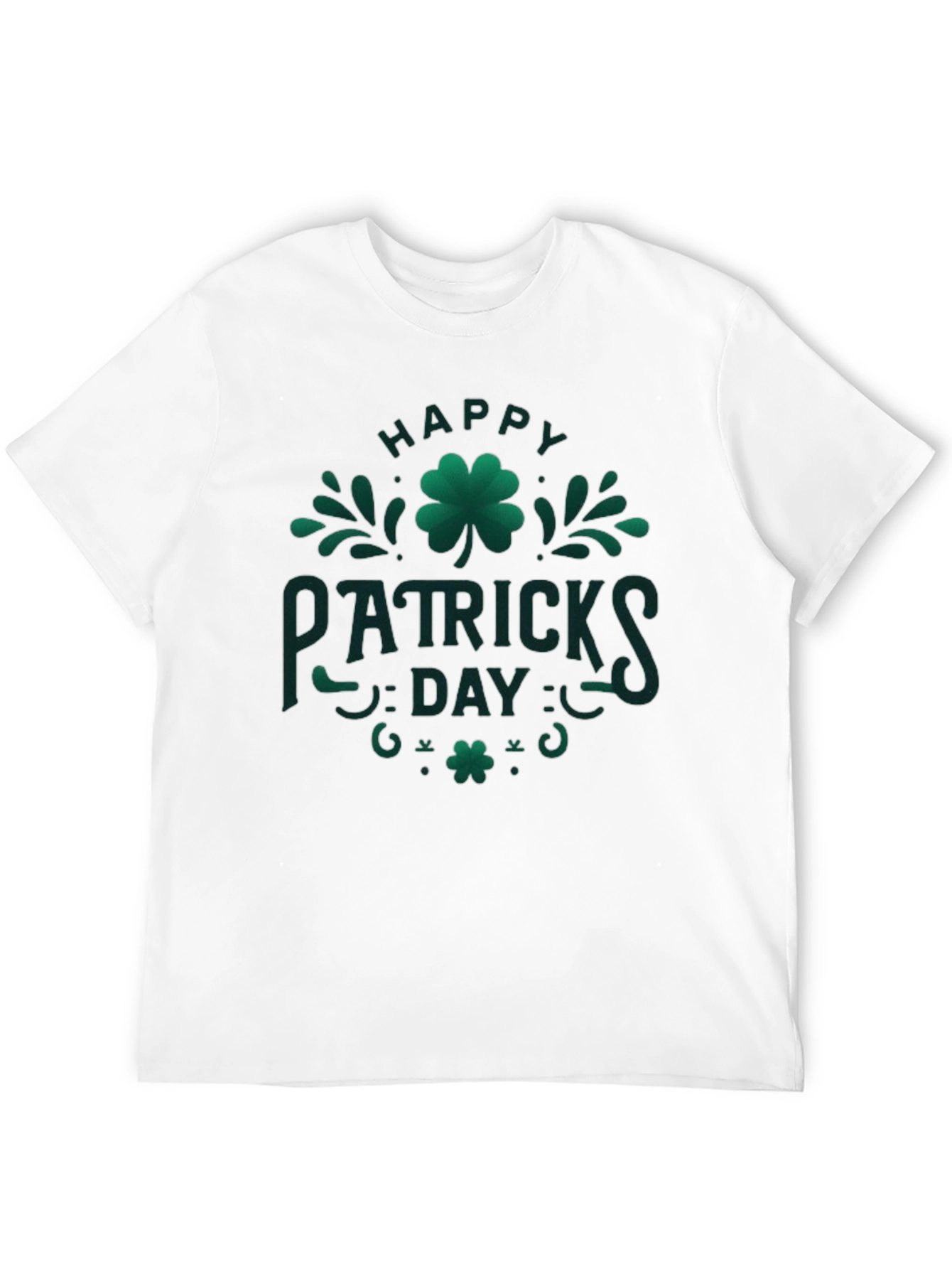 Happy St. Patricks Day Graphic Tee - Black