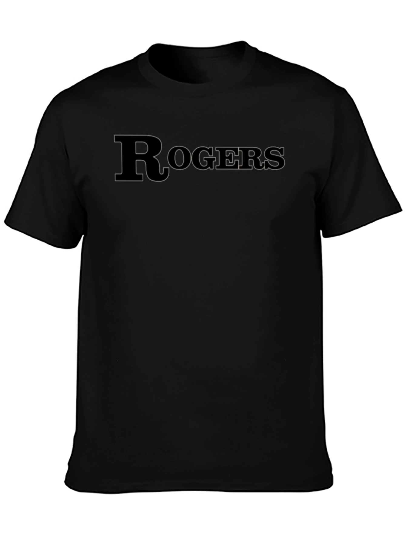 Rogers Black T-Shirt - Classic and Comfortable