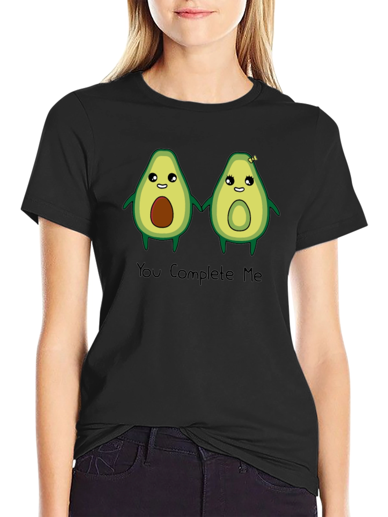 You Complete Me Avocado Graphic T-Shirt