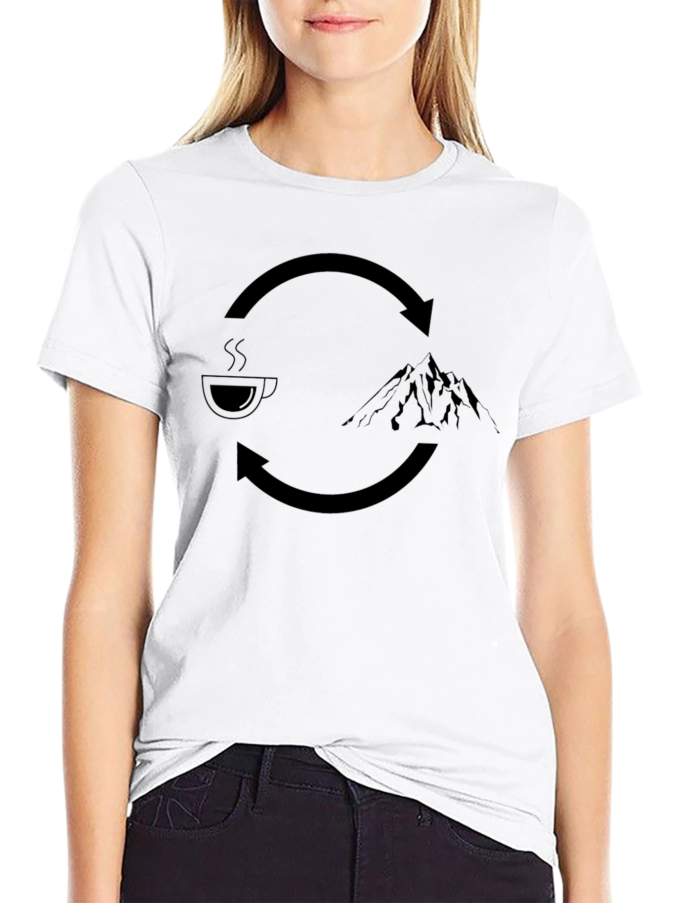 Coffee to Mountain Cycle T-Shirt