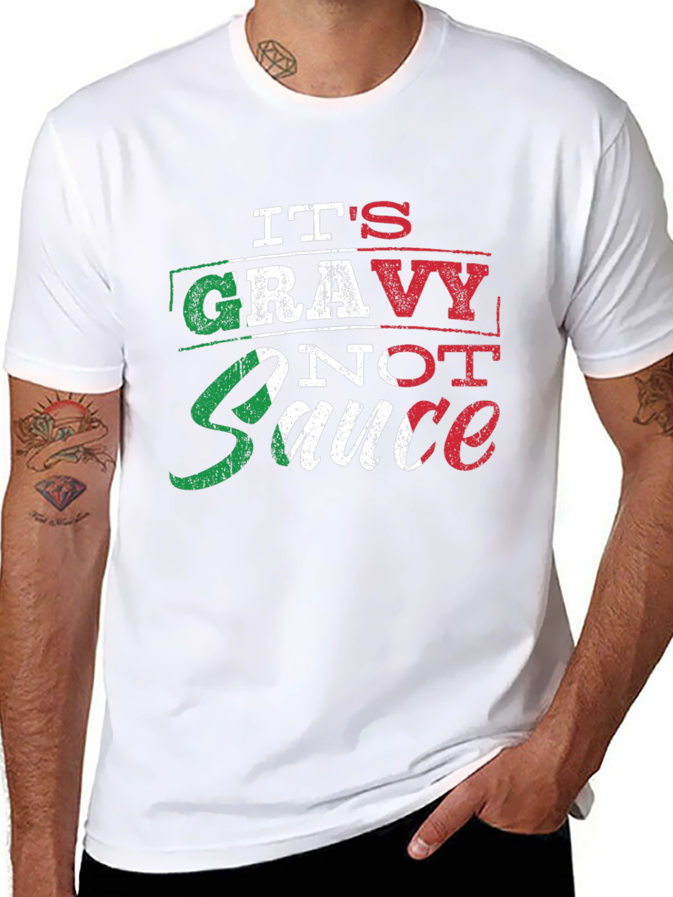 Its Gravy Not Sauce Italian Pride T-Shirt