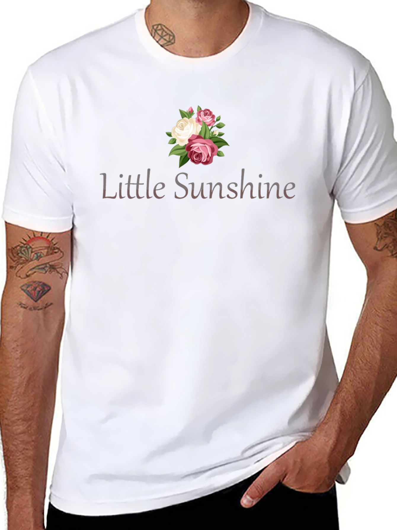 Little Sunshine Floral Graphic Tee