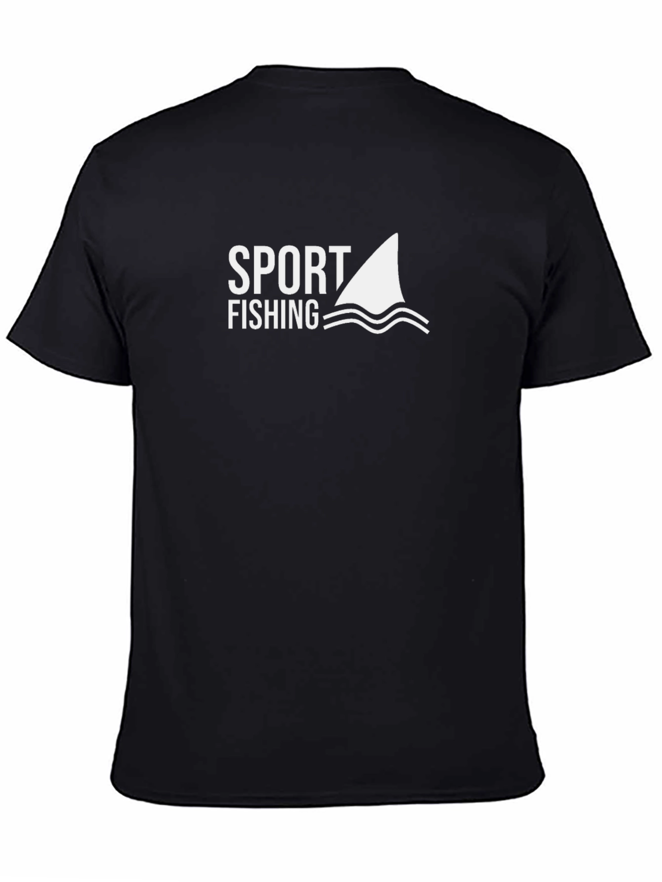 Sport Fishing T-Shirt - Shark Fin Design