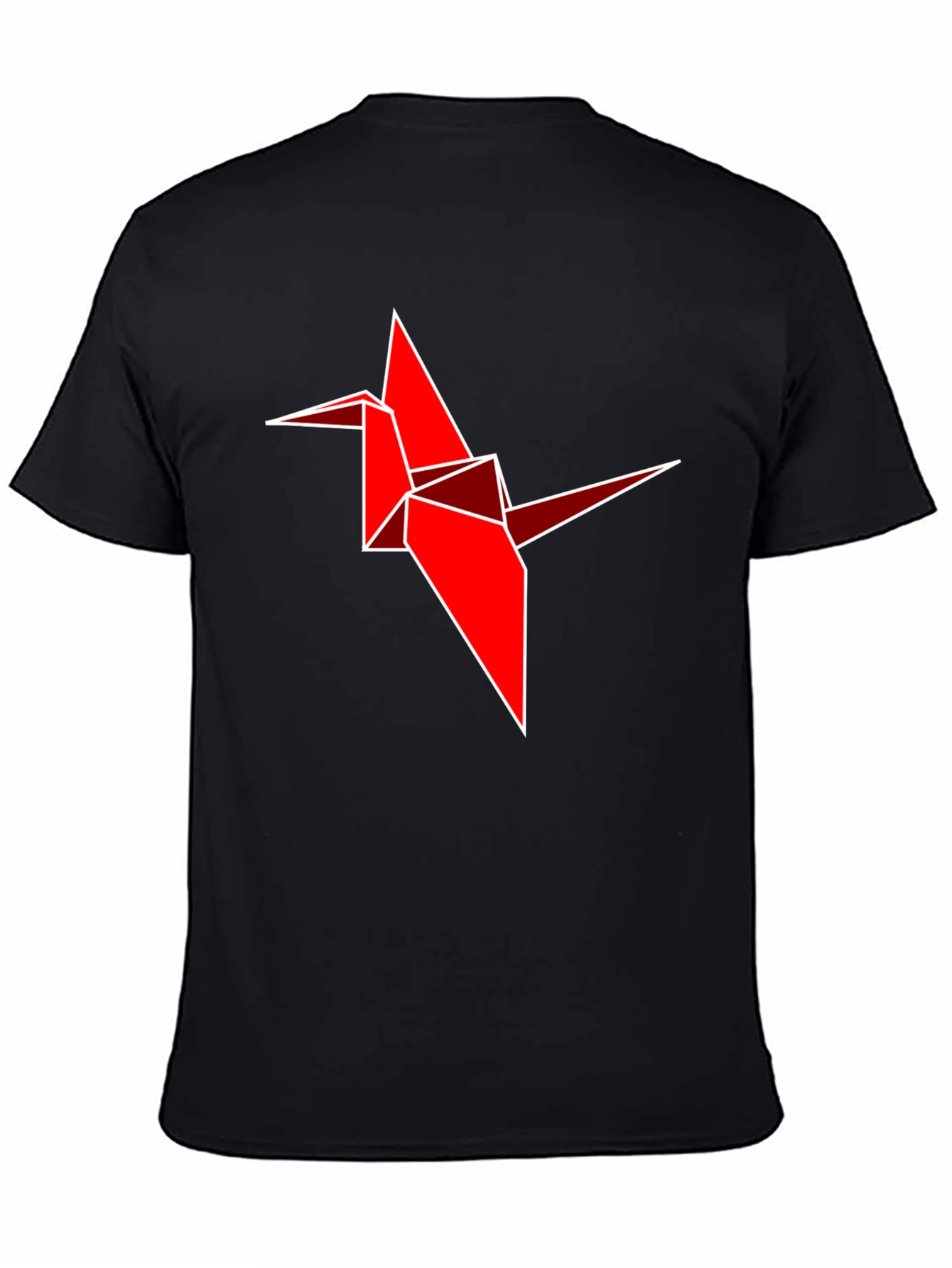 Origami Crane Graphic Tee - Unique Design