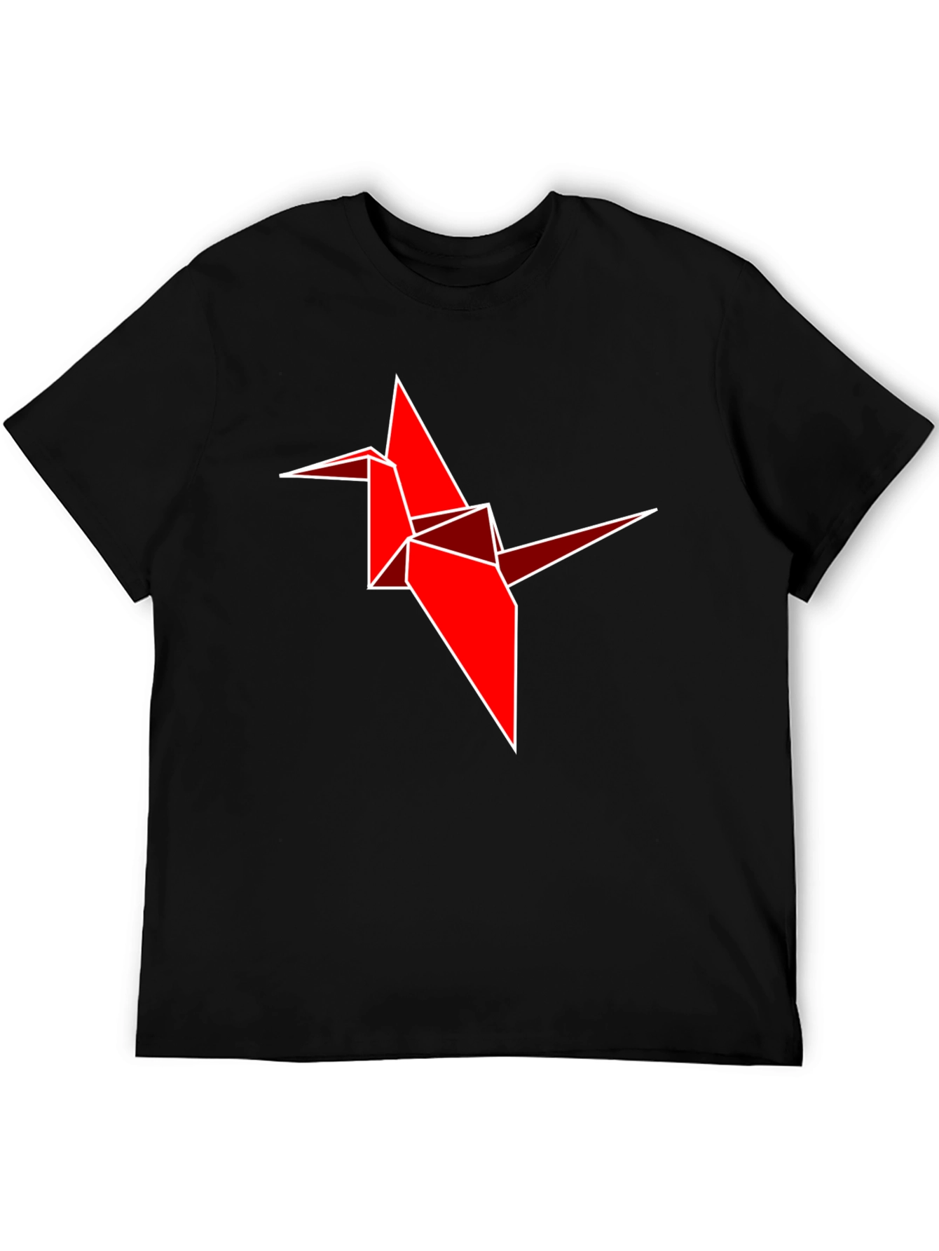 Origami Crane Graphic Tee - Unique Design