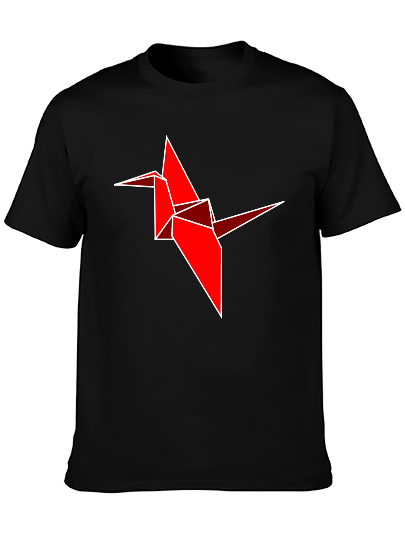 Origami Crane Graphic Tee - Unique Design