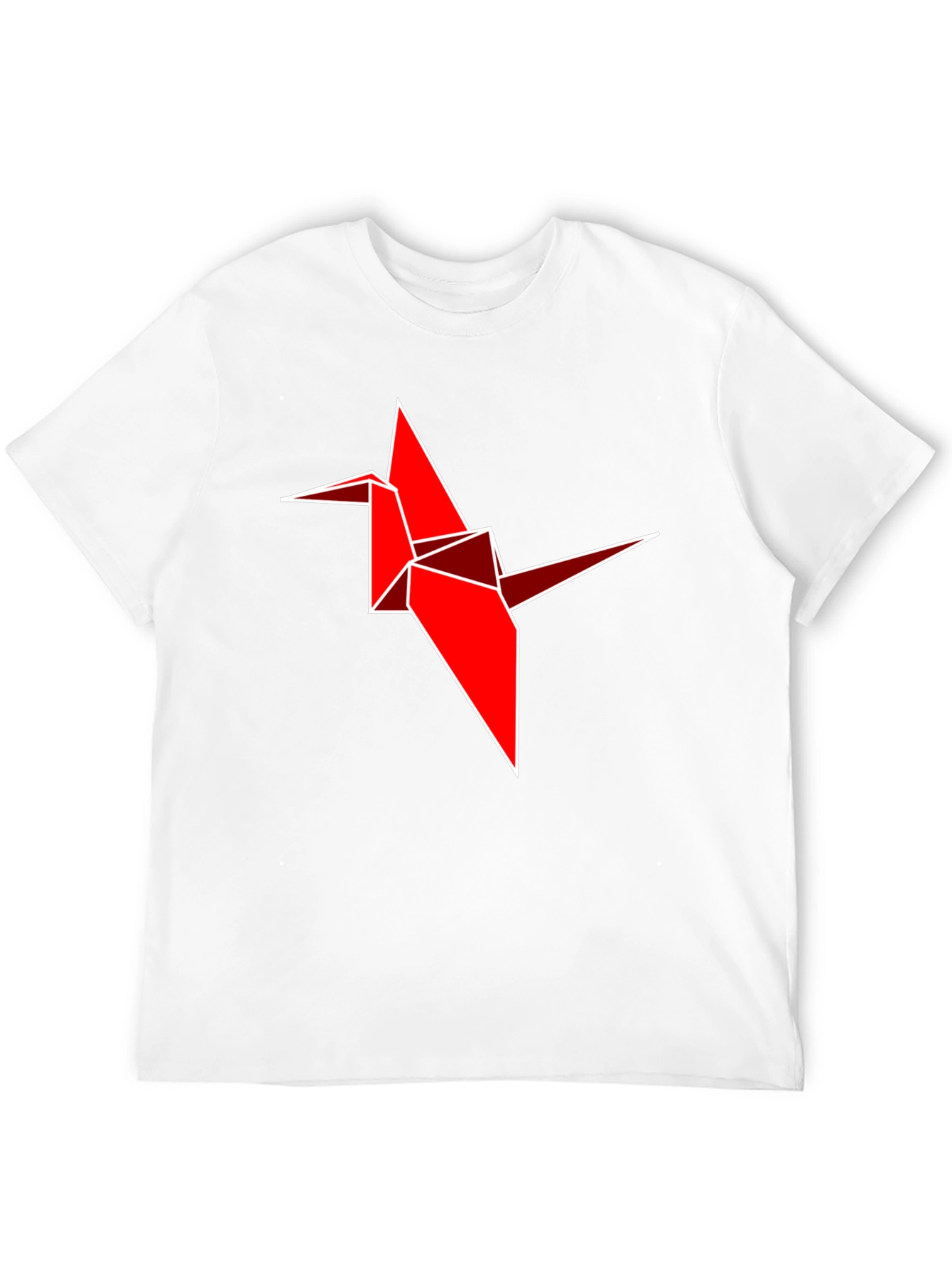 Origami Crane Graphic Tee - Unique Design