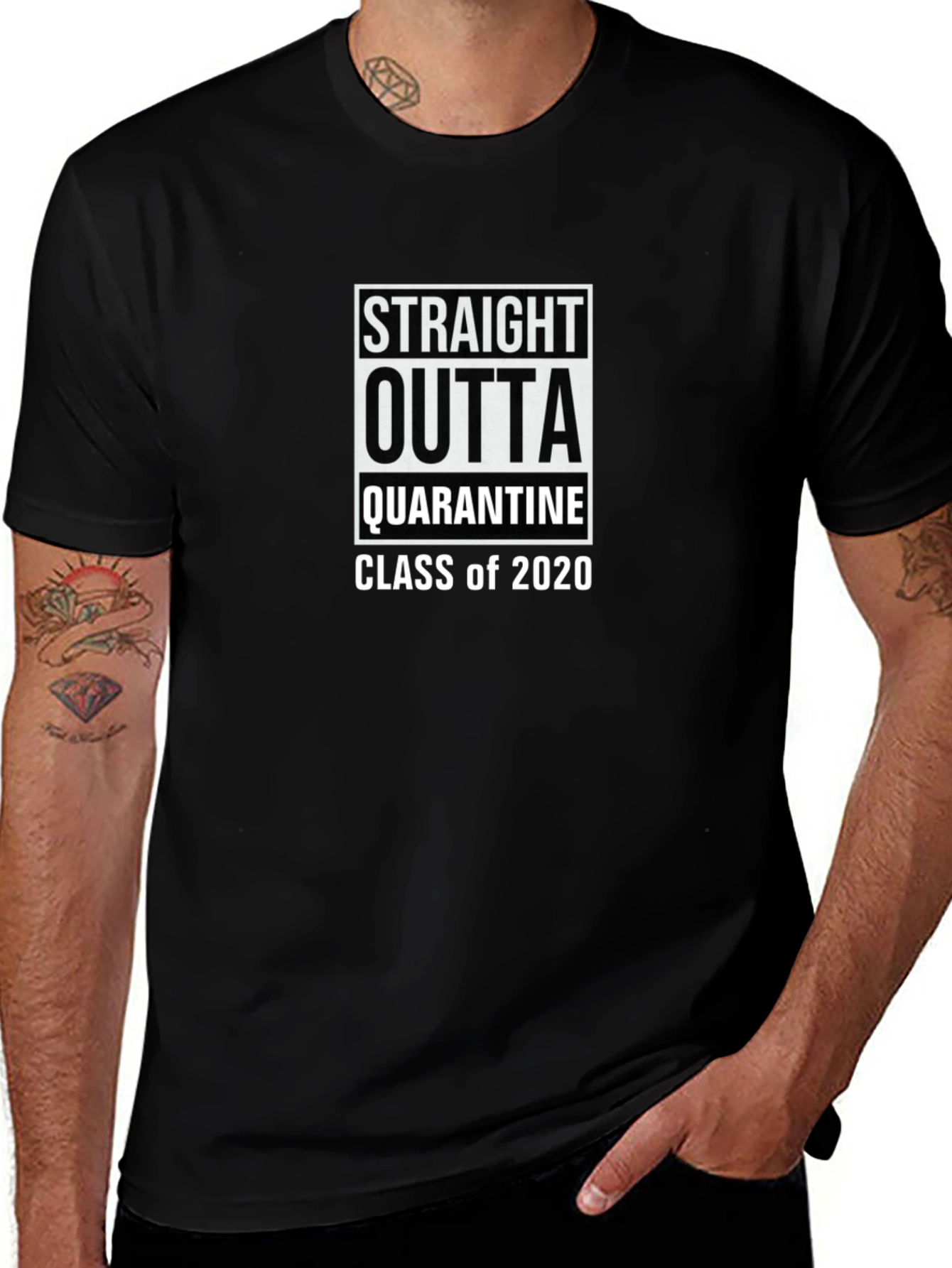 Straight Outta Quarantine Class of 2020 T-Shirt