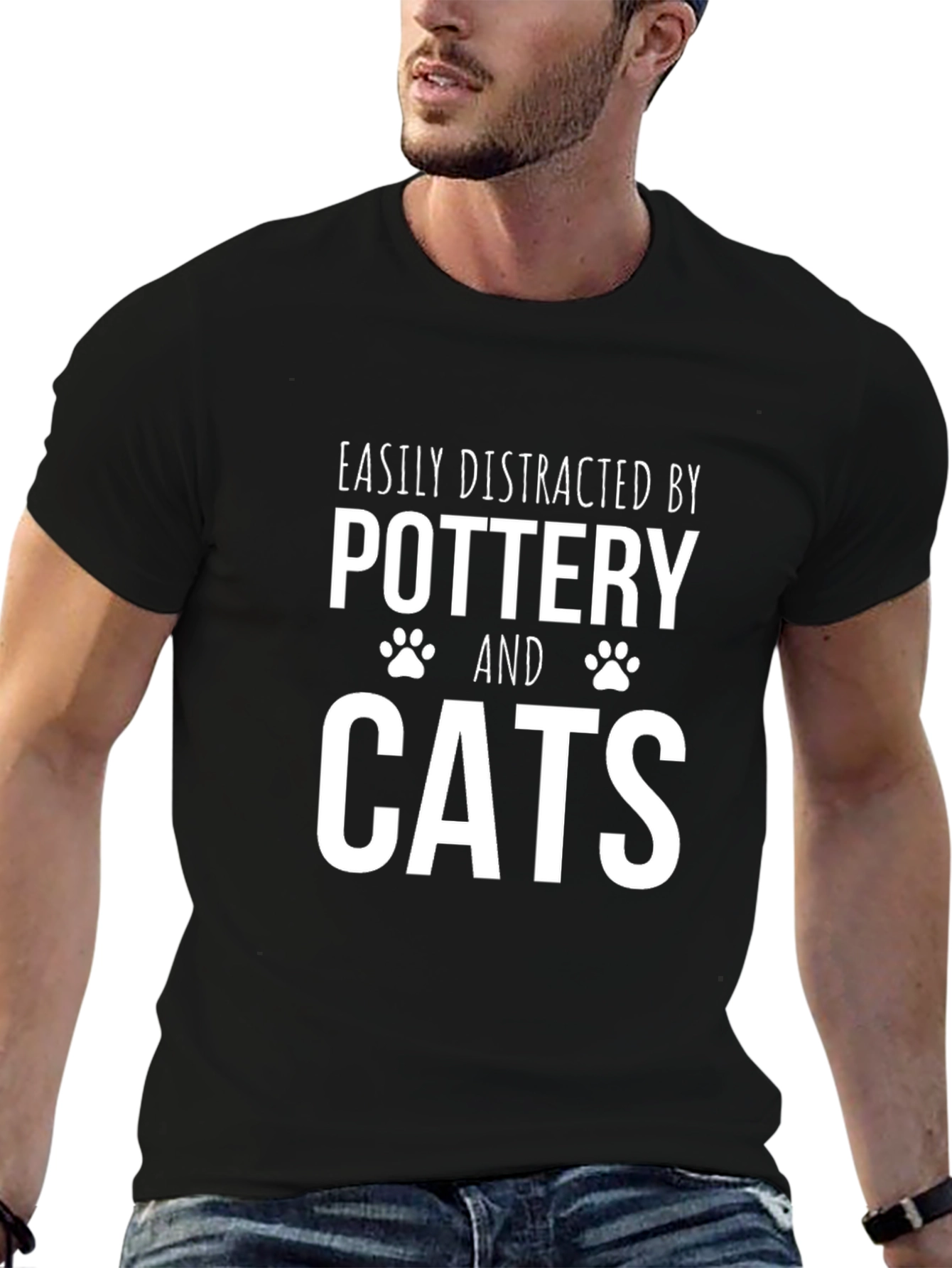 Pottery and Cats Graphic Tee