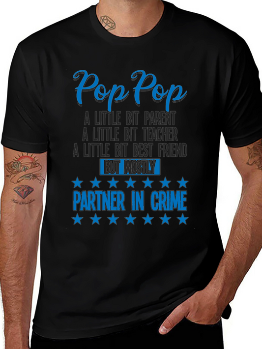 Pop Pop Partner in Crime T-Shirt