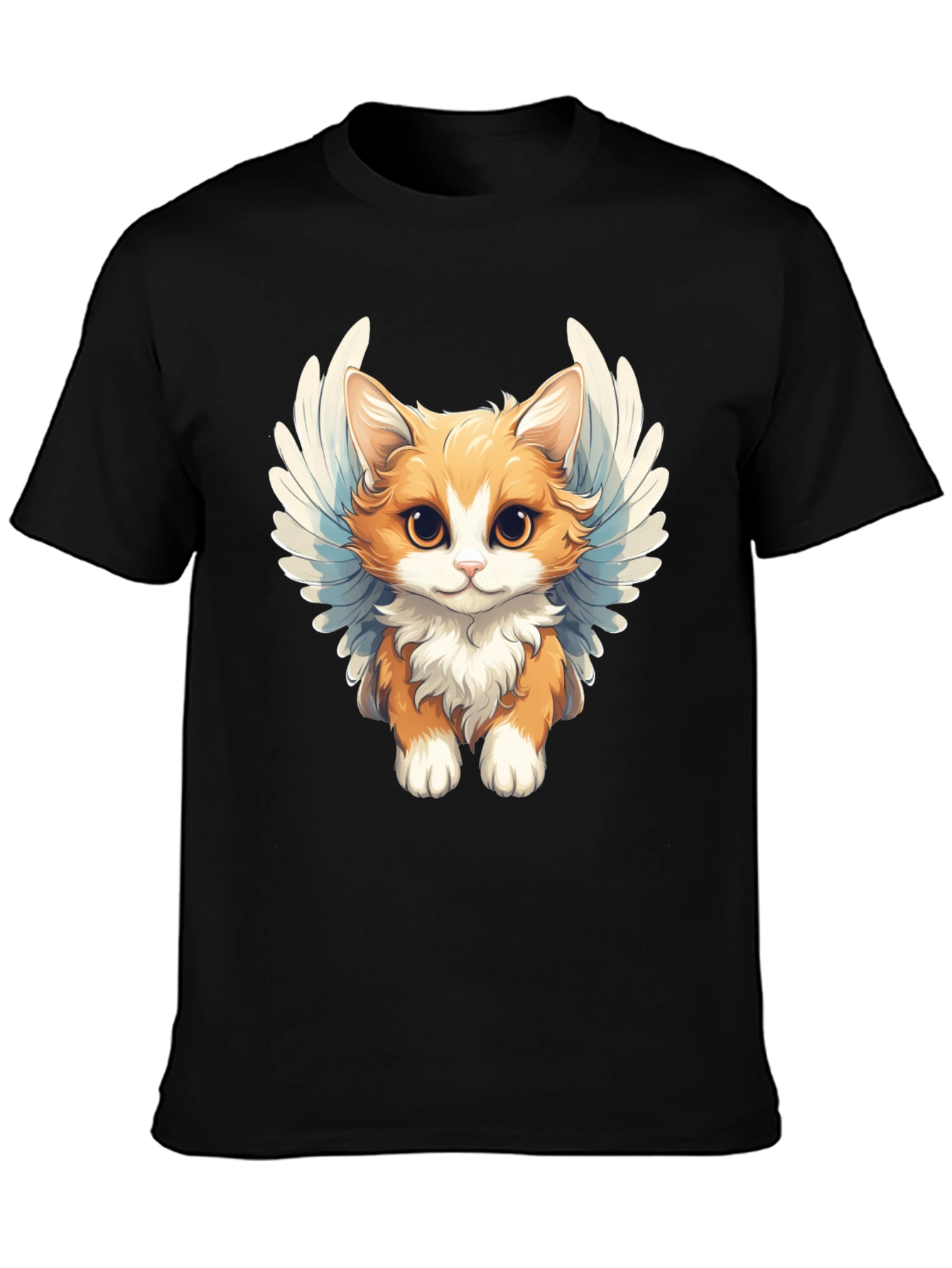 Cute Angel Cat Graphic Tee