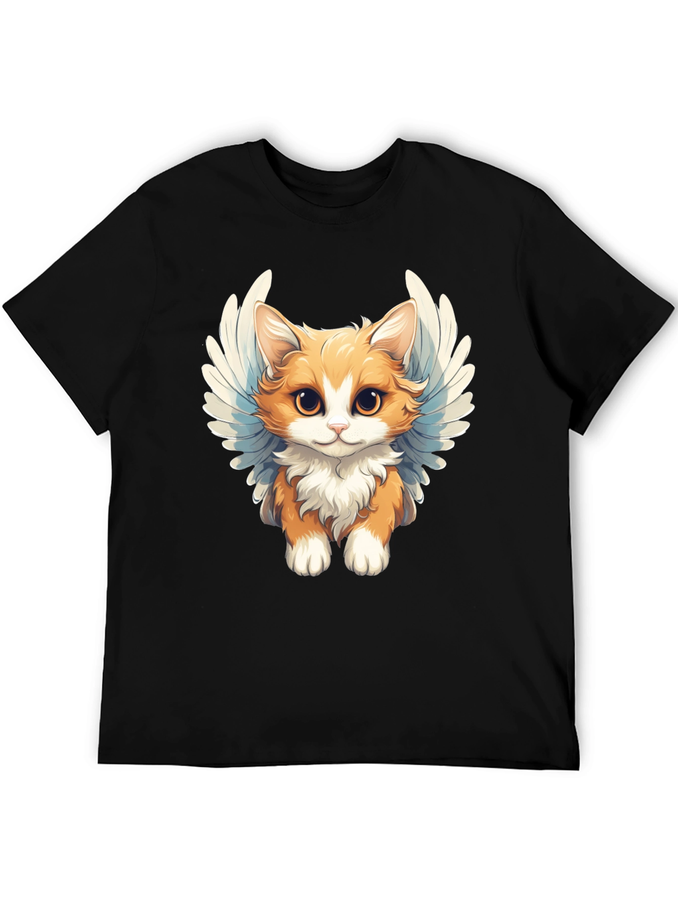 Cute Angel Cat Graphic Tee