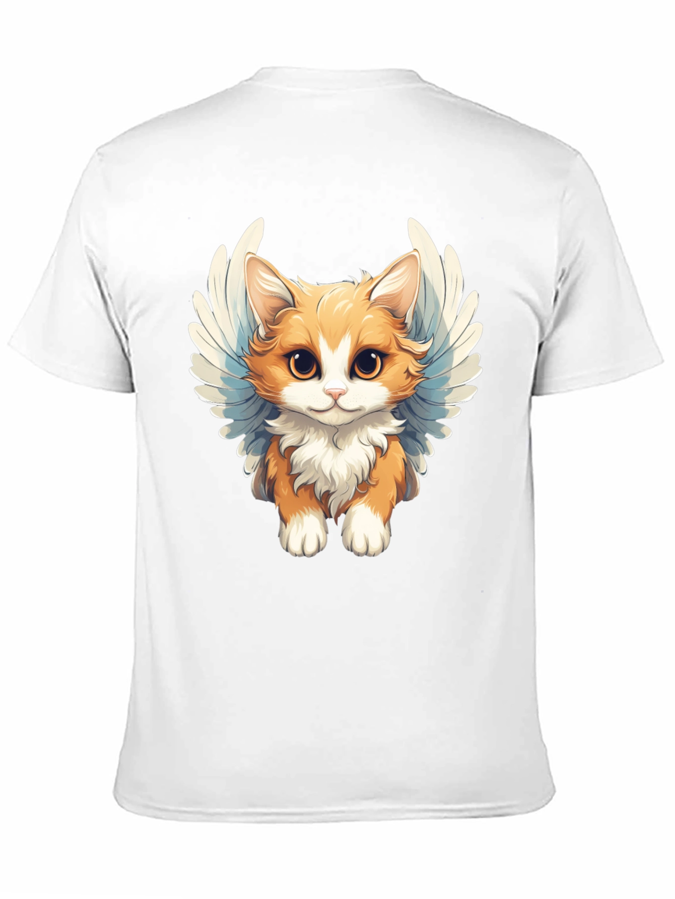 Cute Angel Cat Graphic Tee