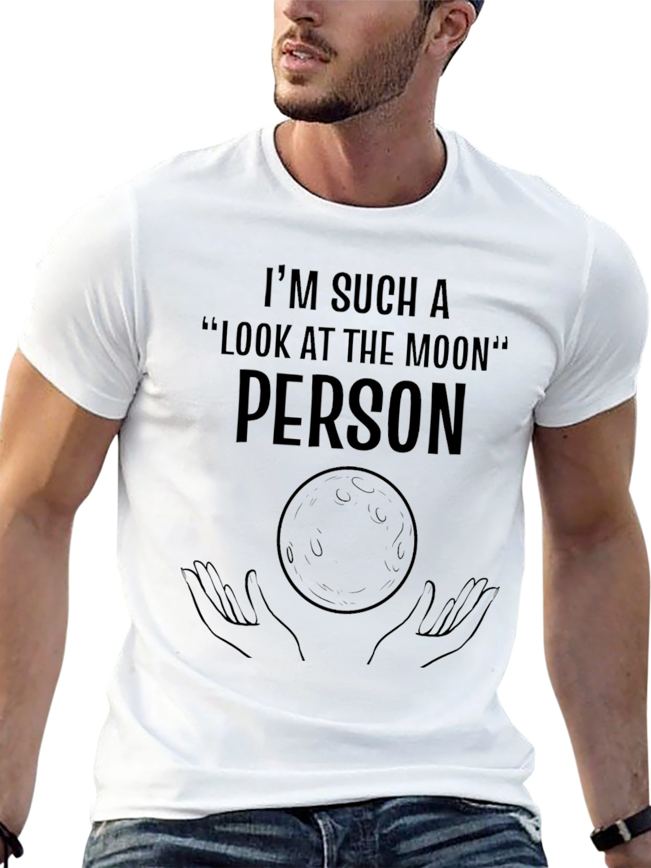 Im Such a Look at the Moon Person Tee
