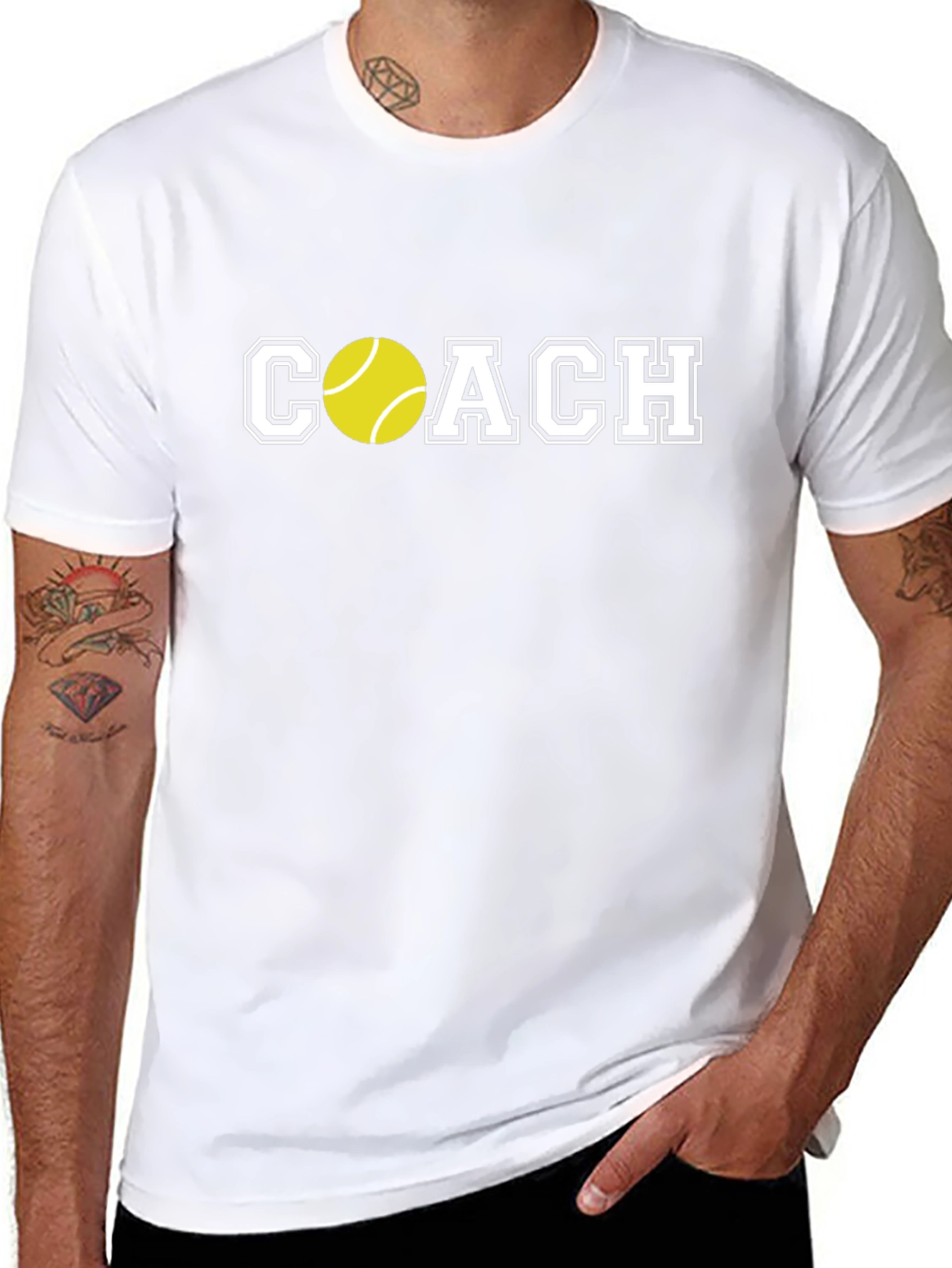 Tennis Coach Graphic Tee - Sporty and Stylish