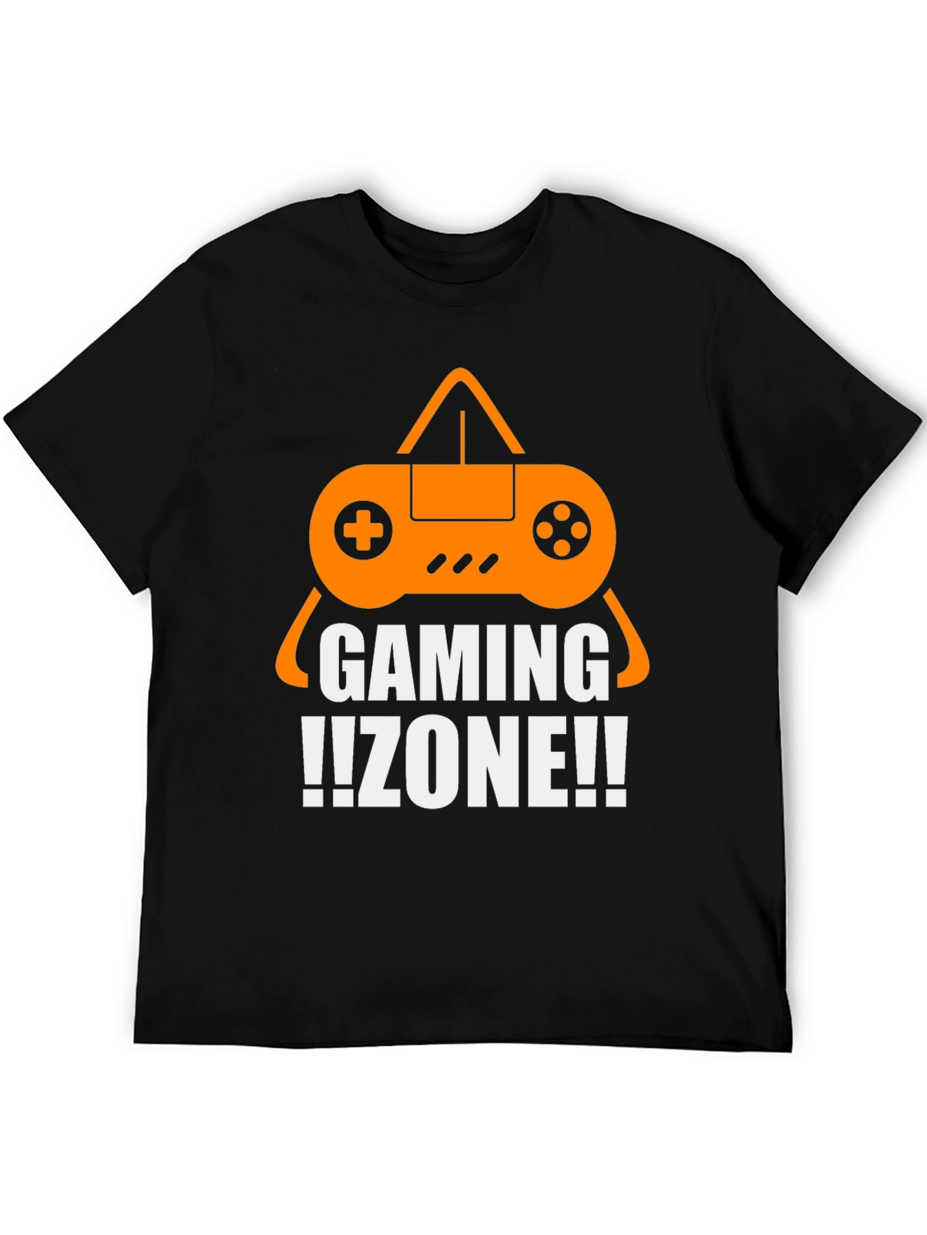Gaming Zone Graphic T-Shirt - Black
